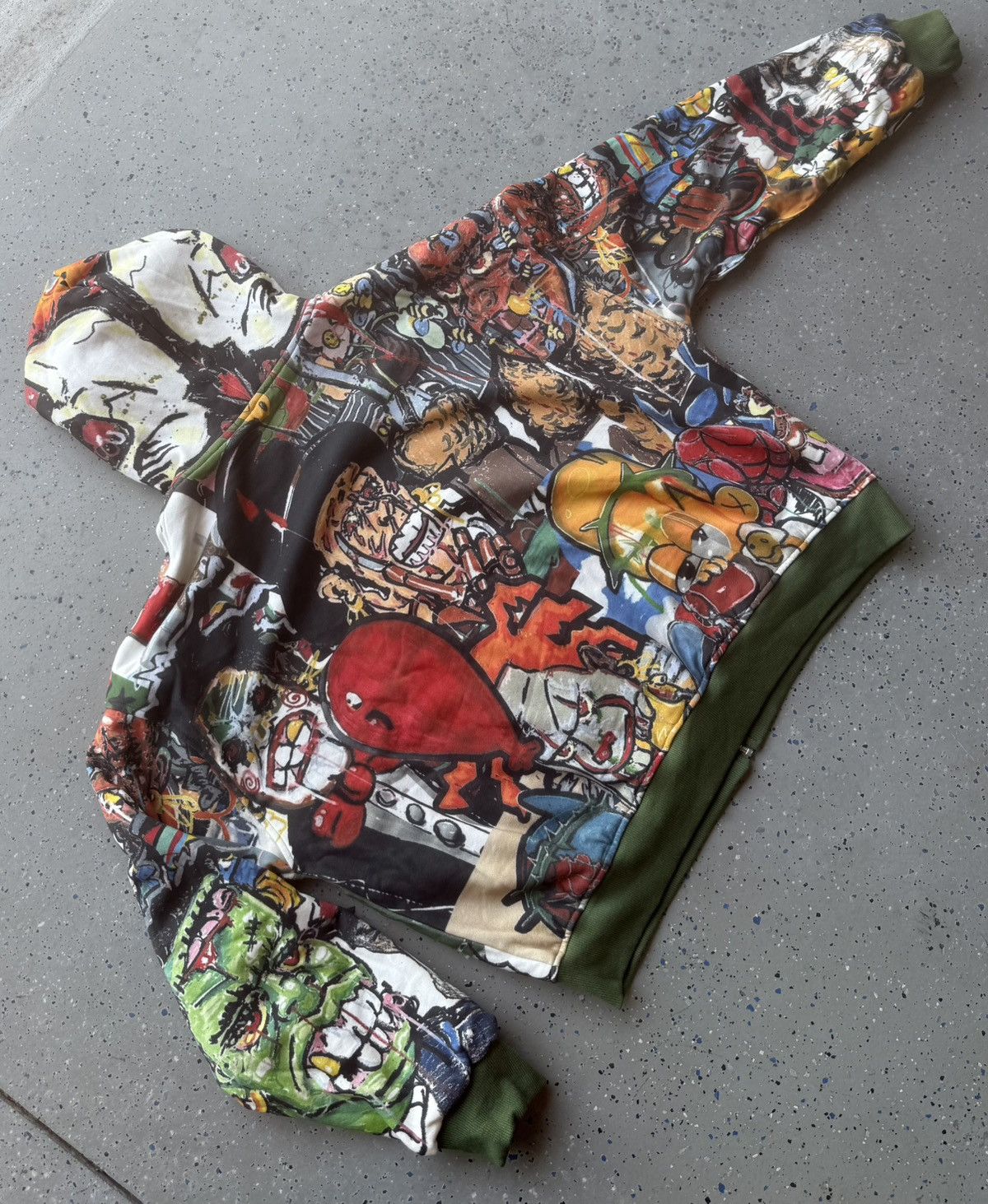 Plus One Clothing Vxmeee X Plus One Green Reversible Hoodie Size US L / EU 52-54 / 3 - 4 Thumbnail