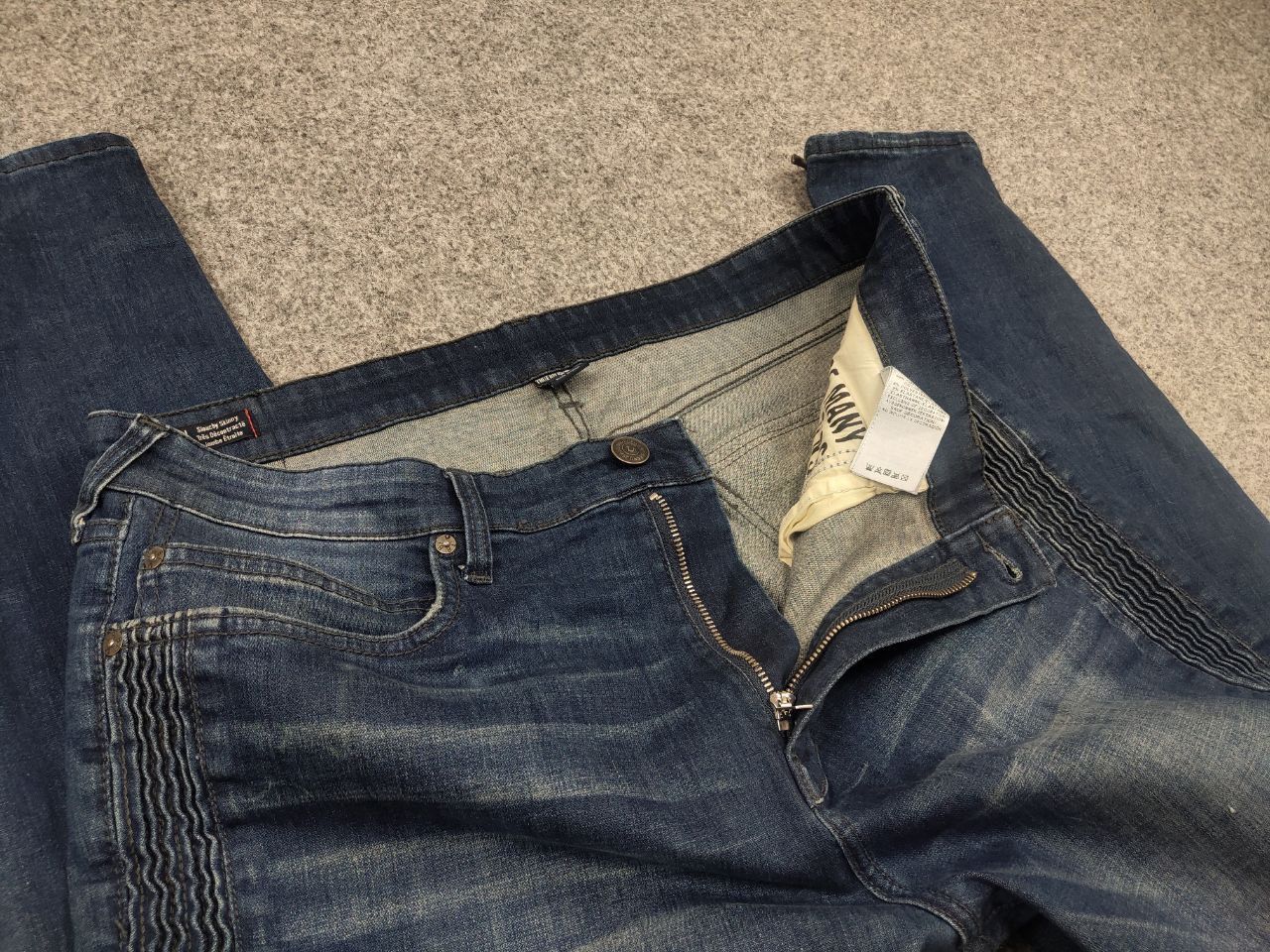 True Religion Vintage True Religion USA Mick Zipper Denim Jeans Y2K Style Size US 36 / EU 52 - 11 Thumbnail