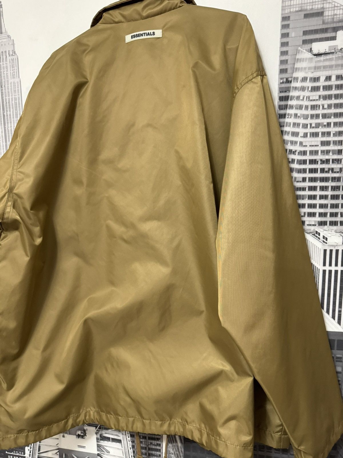 Fear of God Fear of God Essentials Tan Nylon Jacket SZ Medium💥 Size US M / EU 48-50 / 2 - 10 Thumbnail