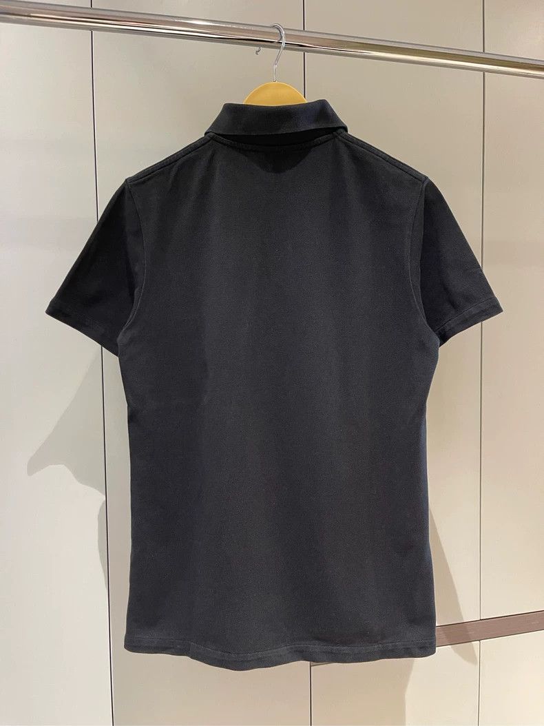 Loewe LOEWE Black small logo embroidered Polo shirt Size M / US 6-8 / IT 42-44 - 2 Thumbnail