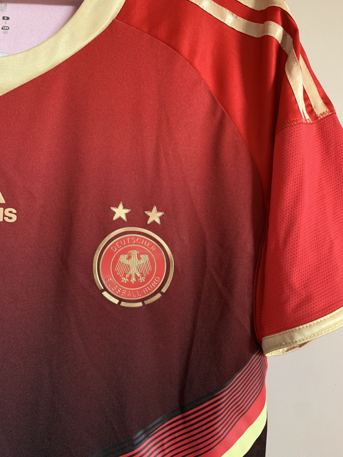 Adidas Womens Germany Away Football Shirt Adidas Soccer Jersey Sz L Size US L / EU 52-54 / 3 - 5 Thumbnail