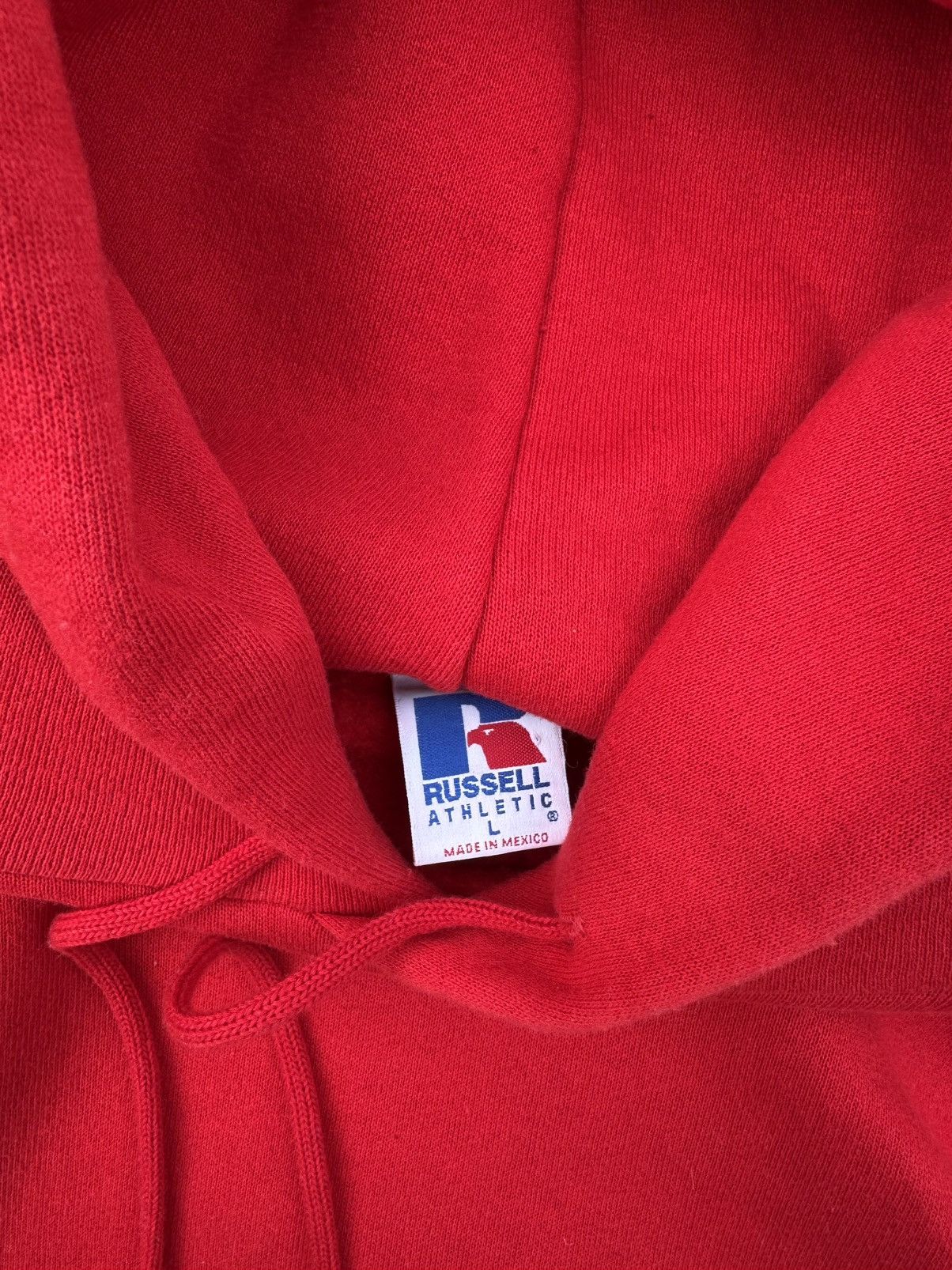 Russell Athletic × Vintage Vintage Russell Athletic Blank Hoodie Red Size US L / EU 52-54 / 3 - 4 Thumbnail