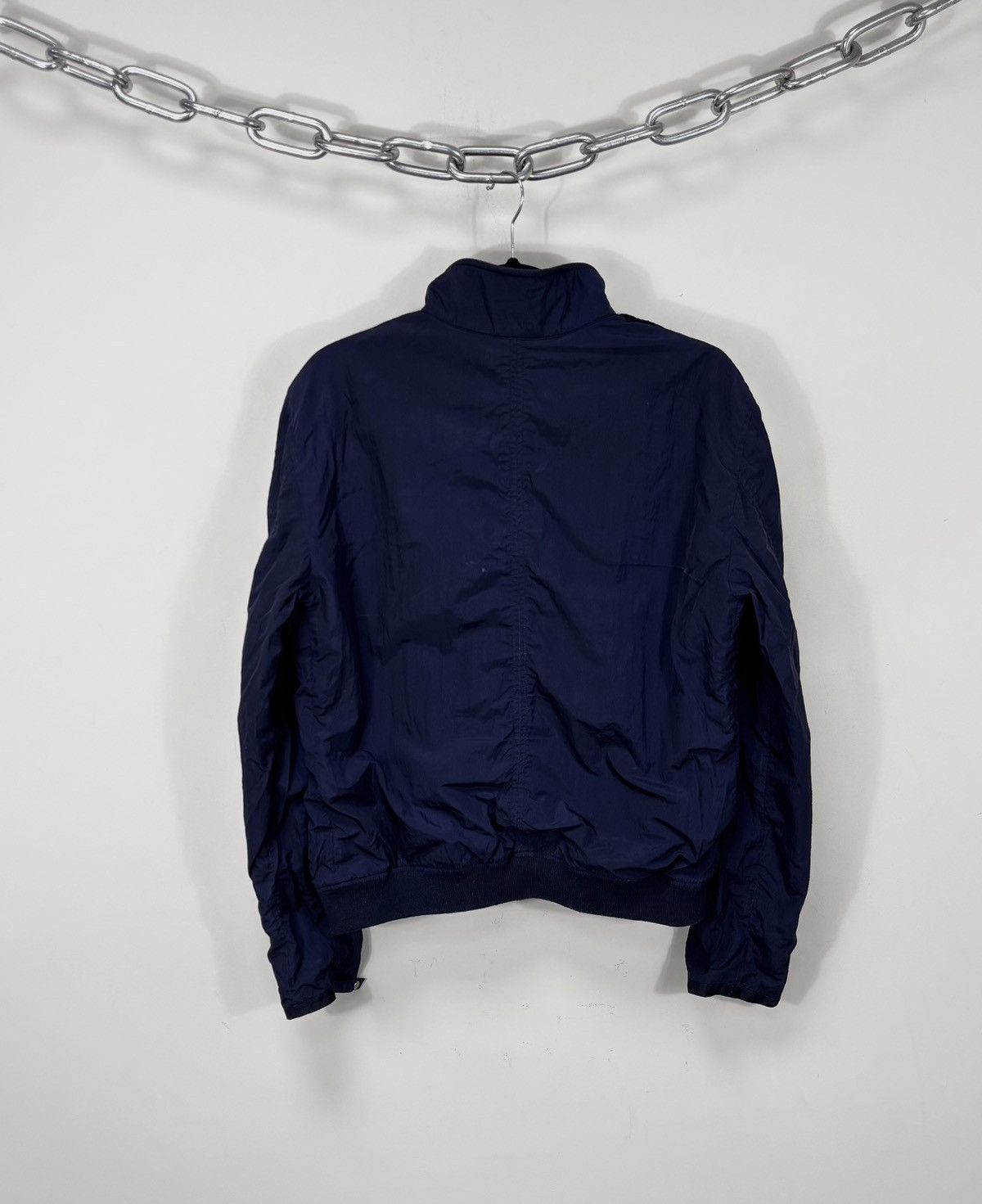 Love Moschino Love Moschino Women’s Navy Blue Shiny Bomber Jacket Size XXL / US 16-18 / IT 52-54 - 3 Thumbnail