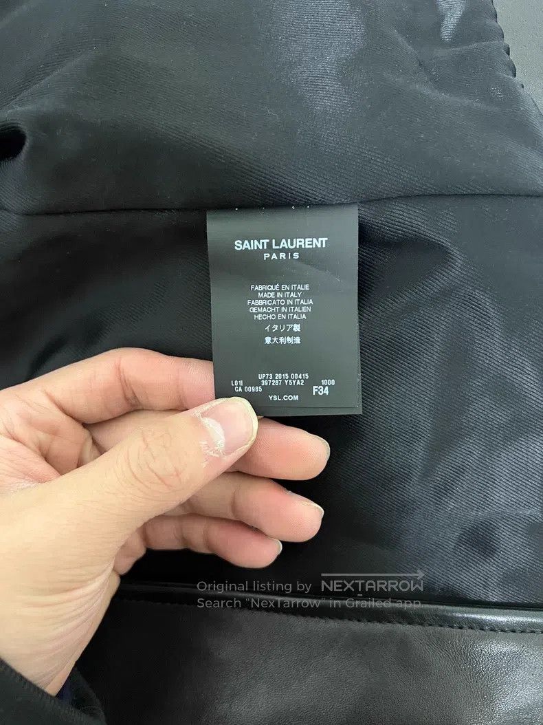 Saint Laurent Paris Saint Laurent Paris Motorcycle Multi-Zip Leather Jacket Size XXS / US 00 / IT 34 - 5 Thumbnail