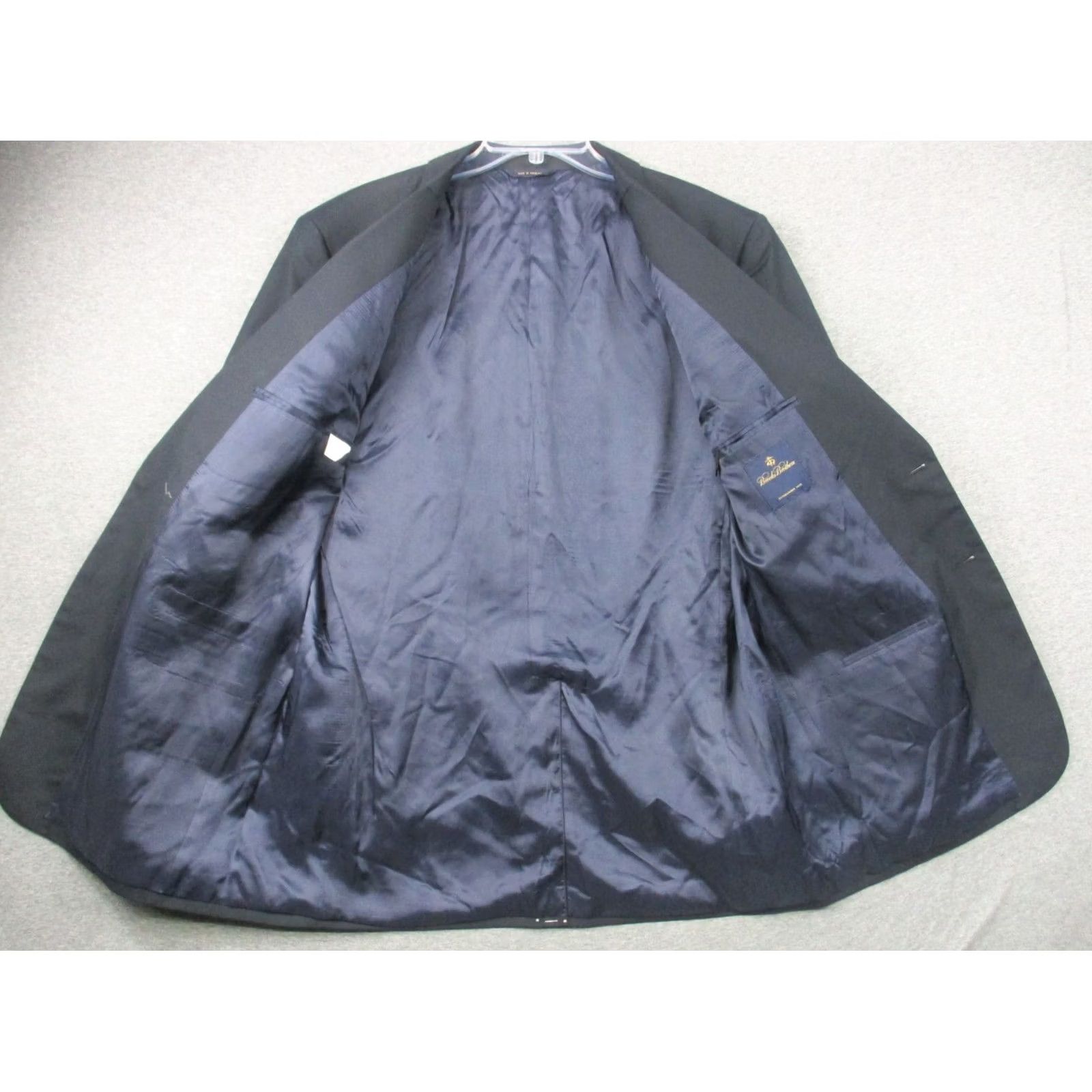 Brooks Brothers Brooks Brothers Coat Mens 46 Blue Blazer 46L Gray Sports EUC Size 46R - 6 Thumbnail