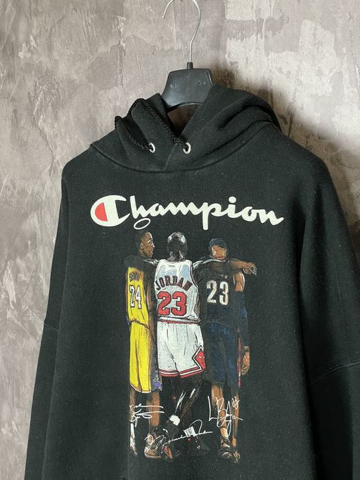 Kobe jordan best sale lebron champion hoodie