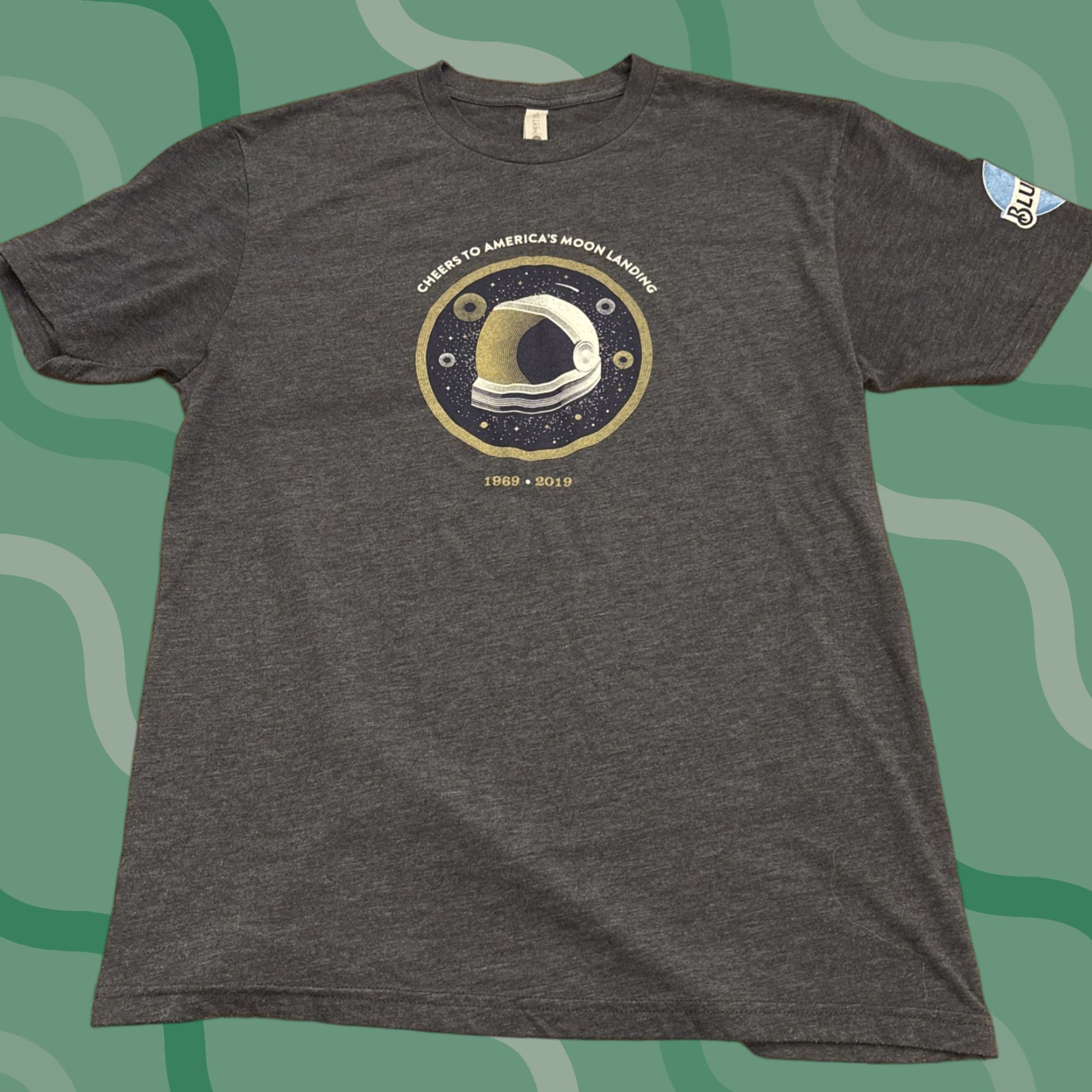 Next Level Next Level Shirt Adult L Gray Moon Landing USA Beer 1969-2019 Mens Size US L / EU 52-54 / 3 - 1 Thumbnail