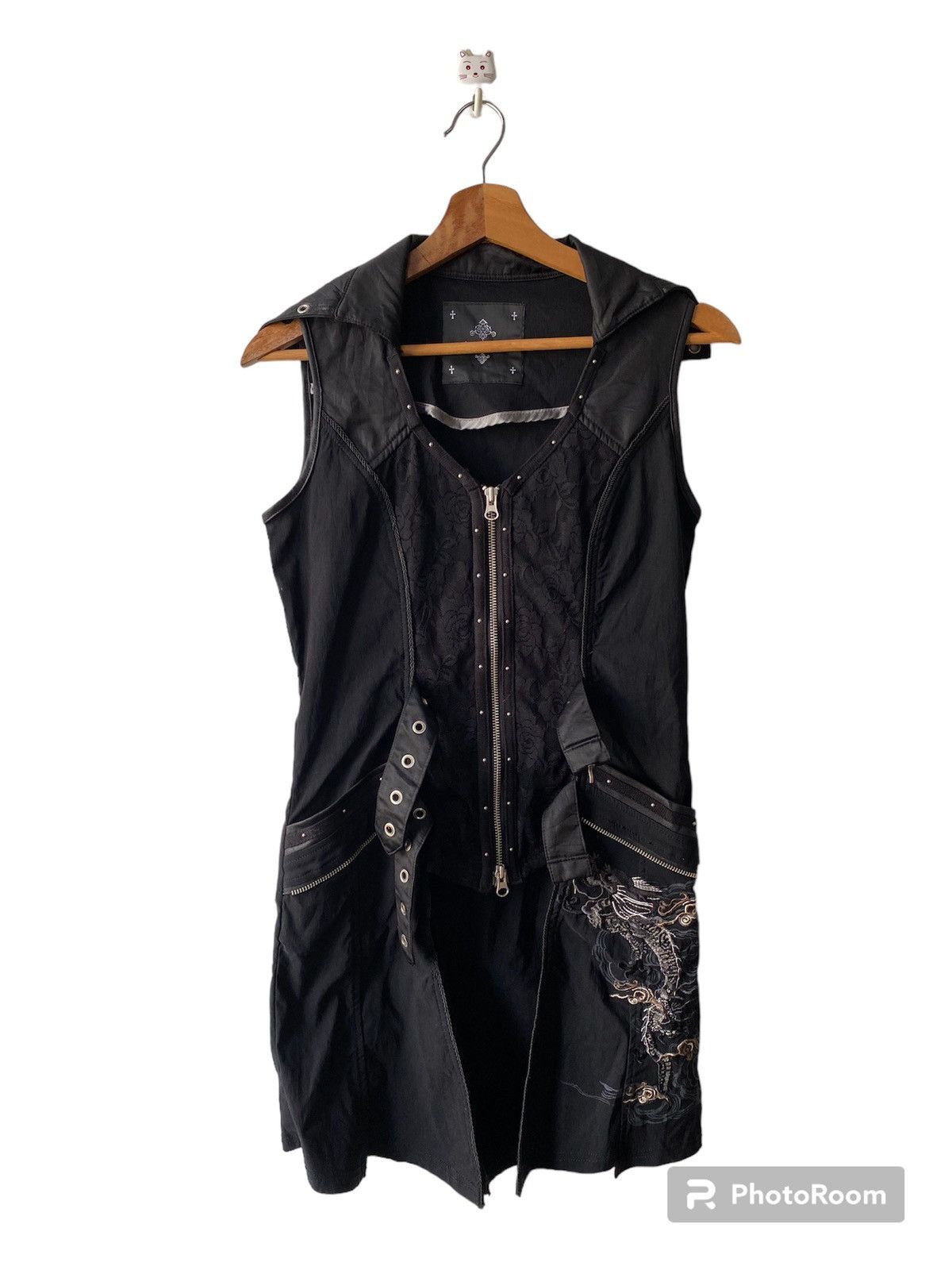 If Six Was Nine Ozz Croce Odds Japan Gothic Punk Sleeveless Shirt Size US S / EU 44-46 / 1 - 2 Thumbnail