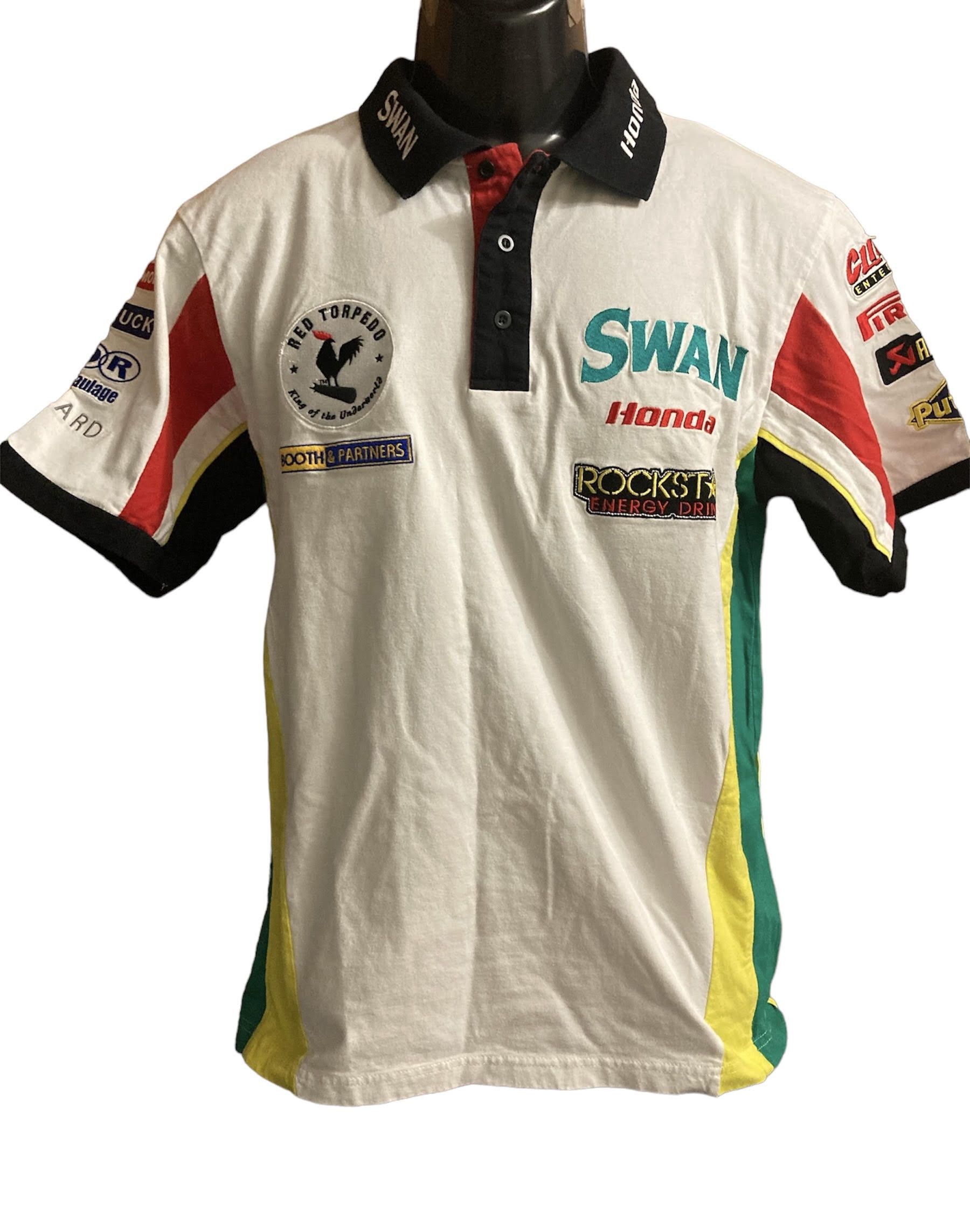 Honda Honda Swan Polo Shirt Moto GP Track Racing Motorcycle Team Size US S / EU 44-46 / 1 - 3 Thumbnail