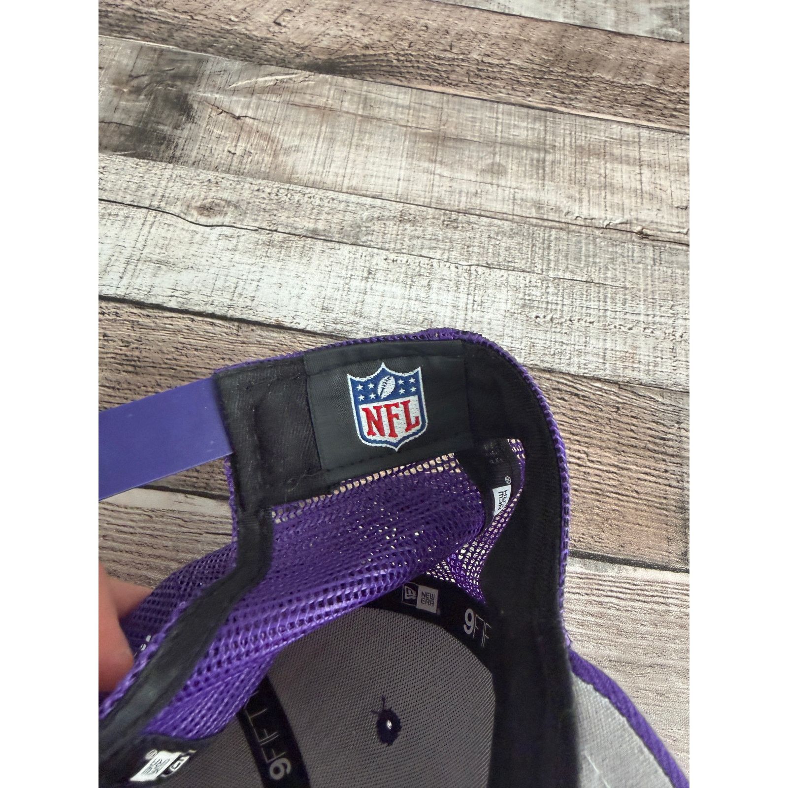 New Era Minnesota Vikings Purple New Era 9Fifty Snapback Hat Size ONE SIZE - 8 Thumbnail