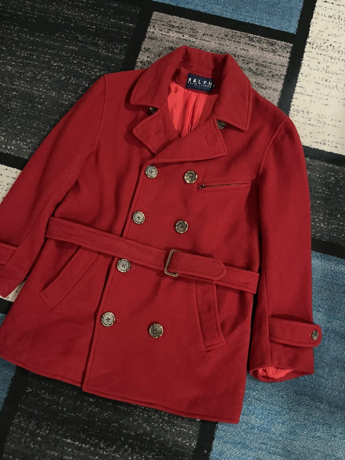 Lauren Ralph Lauren × Ralph Lauren Lauren Ralph Lauren Trench Coat Wool Jacket Size M / US 6-8 / IT 42-44 - 3 Thumbnail