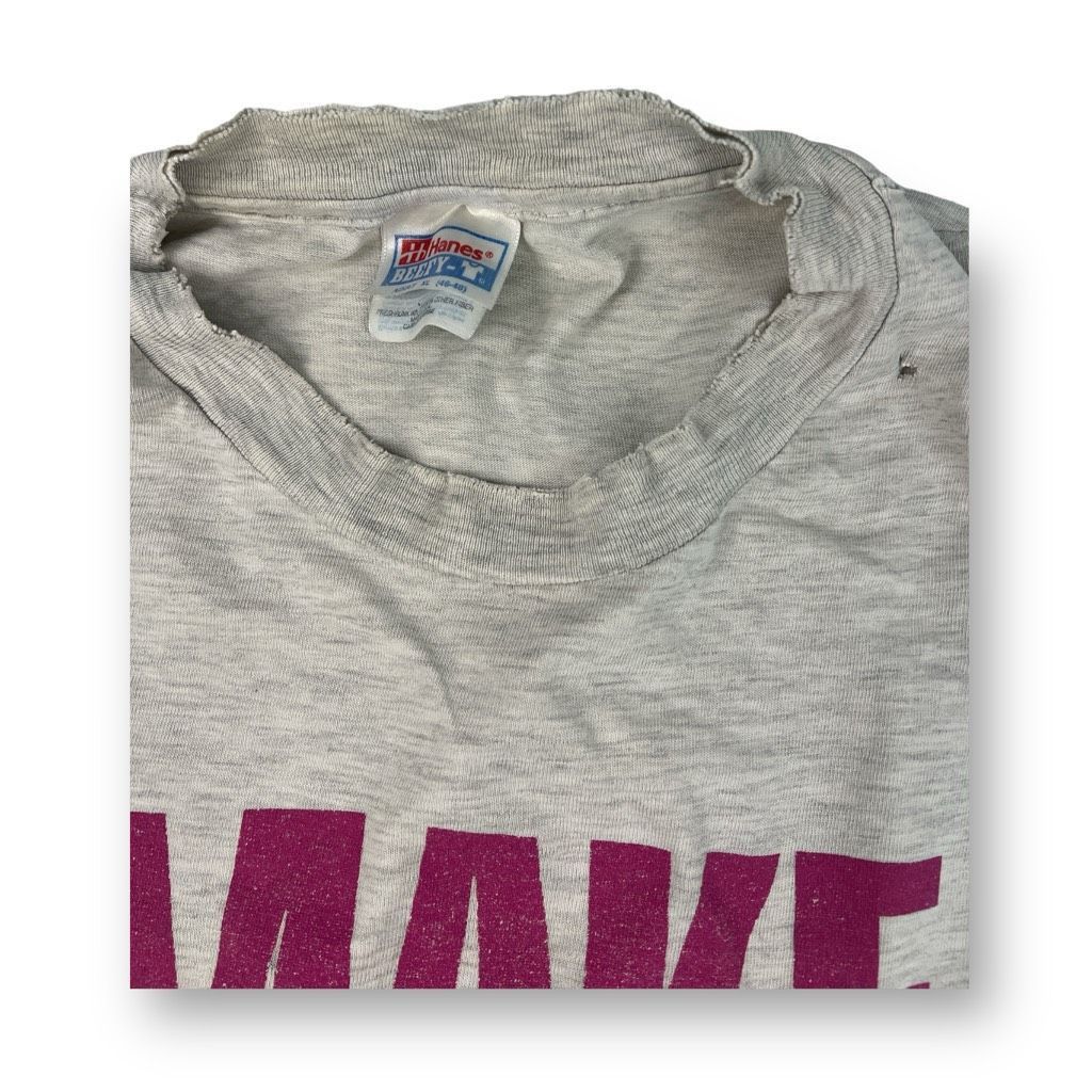 Hanes Beefy Hanes Vintage Single Stitch Make It Happen Cropped T-S Size XL / US 12-14 / IT 48-50 - 6 Thumbnail