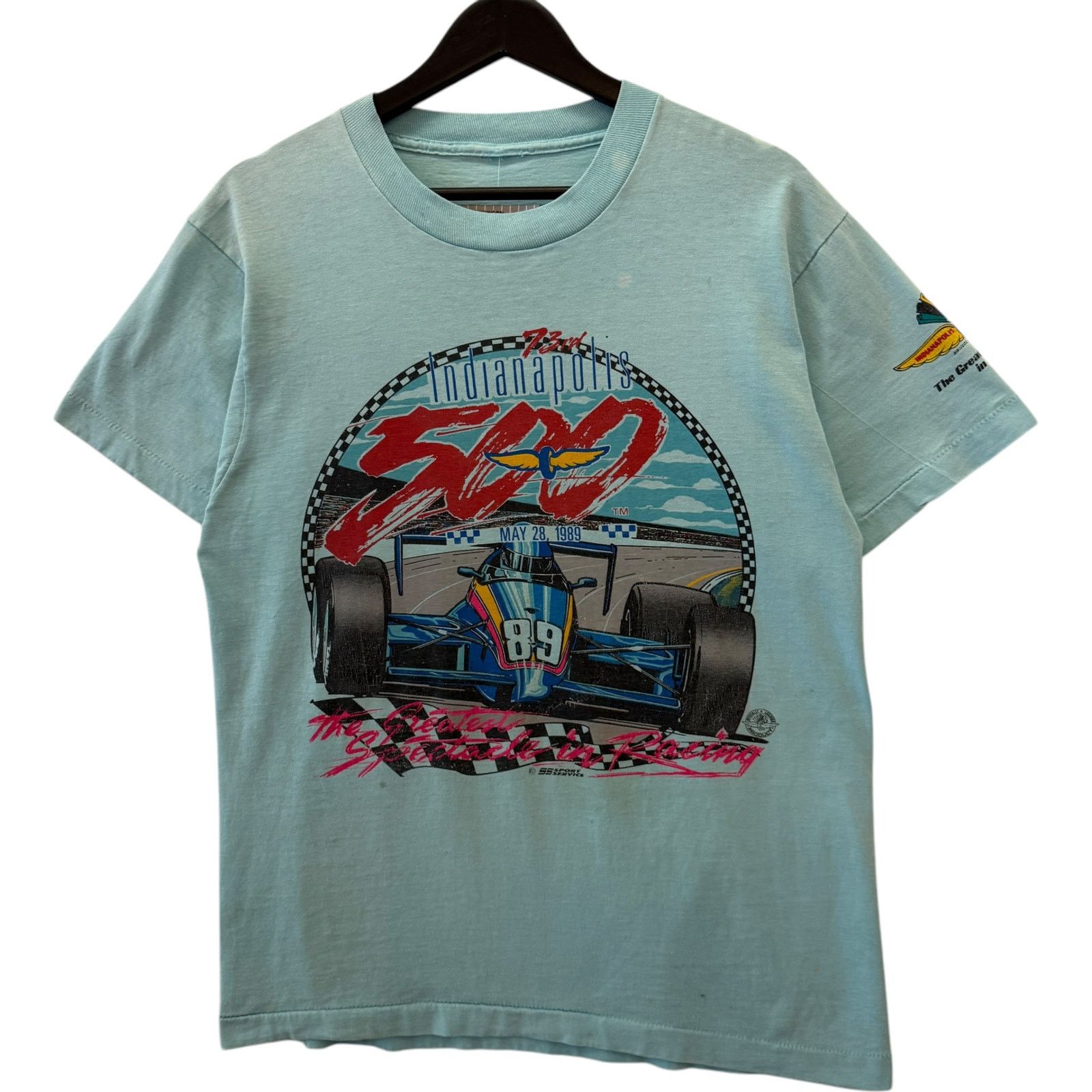 Vintage Vintage Indianapolis 500 Tee Men's L Size US L / EU 52-54 / 3 - 3 Thumbnail