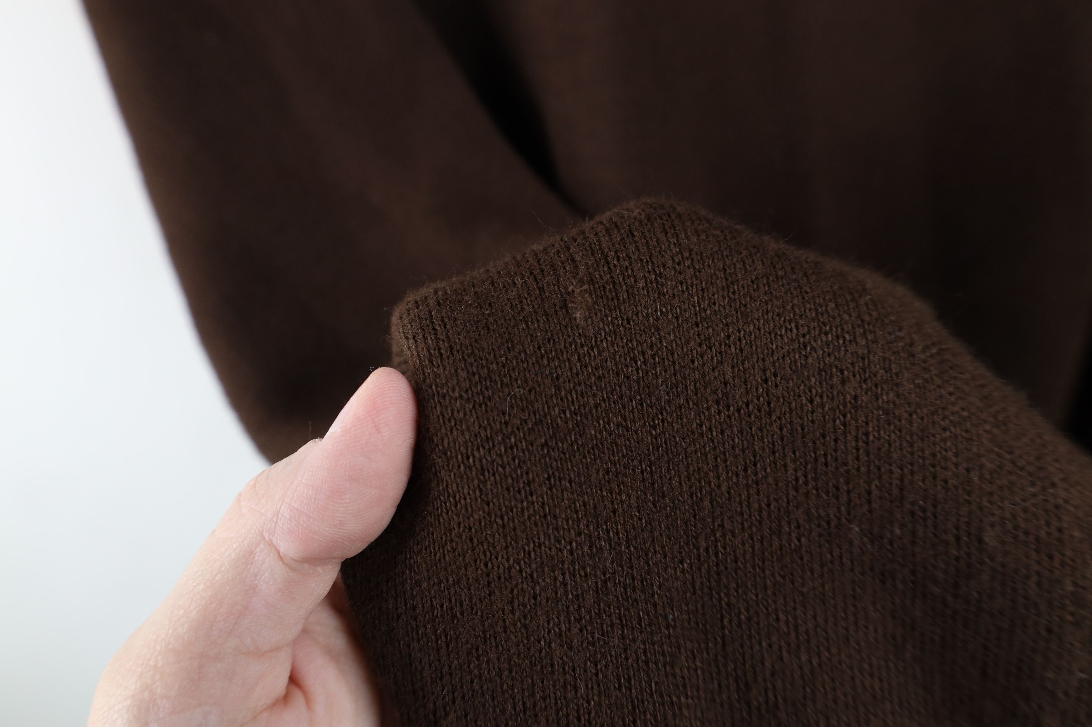 Vintage Vintage 70s Streetwear V-Neck Sweater Brown USA Acrylic Size US XL / EU 56 / 4 - 6 Thumbnail