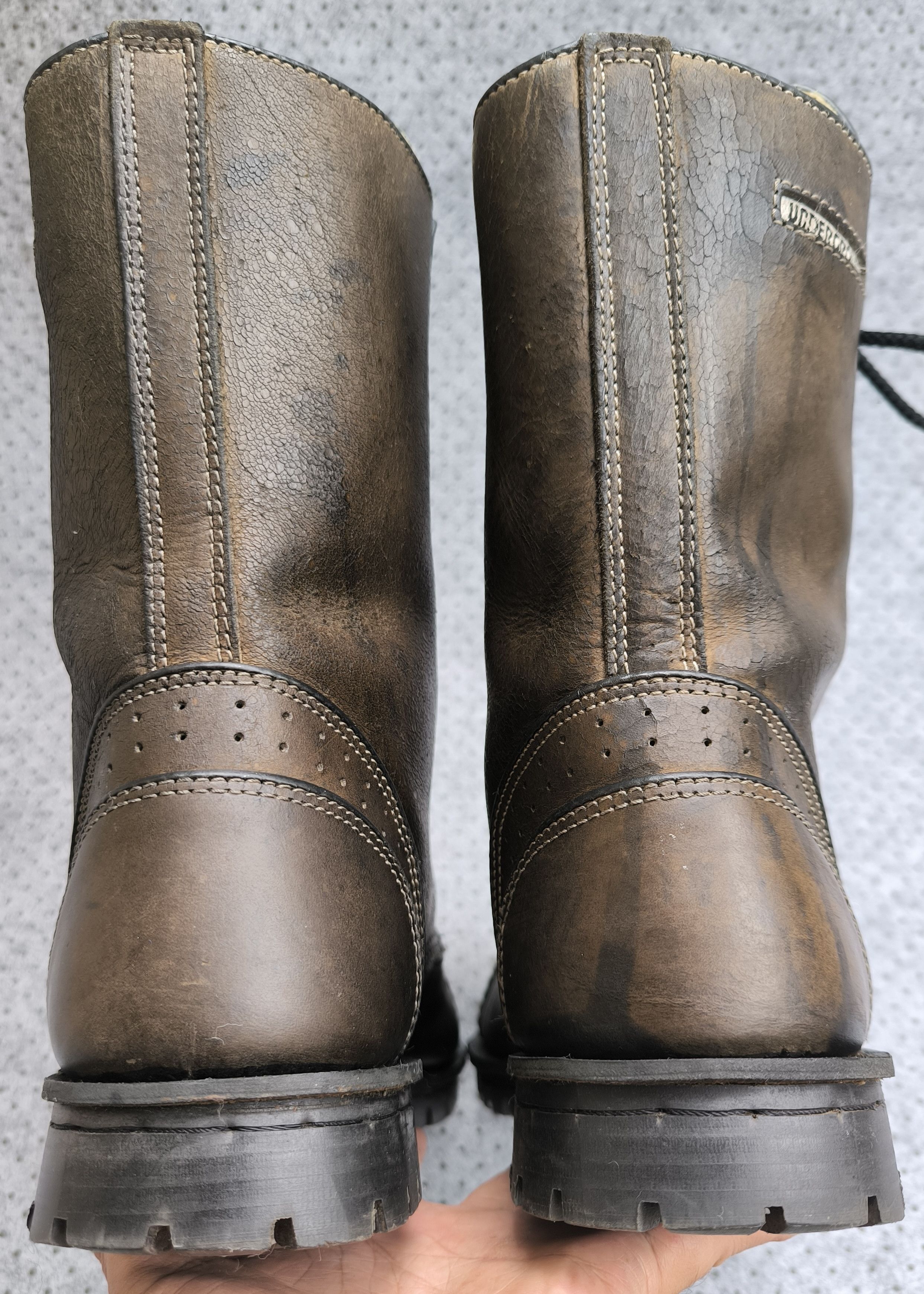 Vintage Vtg UNDERGROUND England steel toe high boot Size US 10 / EU 43 - 9 Thumbnail