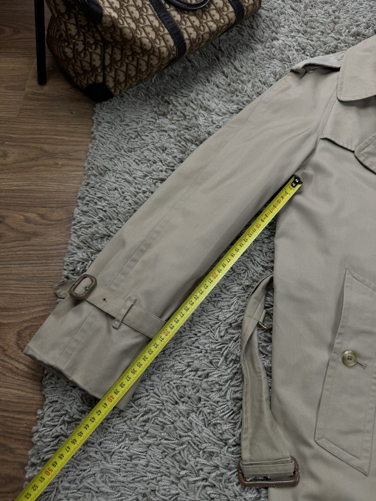 Burberry × Vintage Vintage trench coat Burberry original luxury streetwear item Size M / US 6-8 / IT 42-44 - 8 Thumbnail