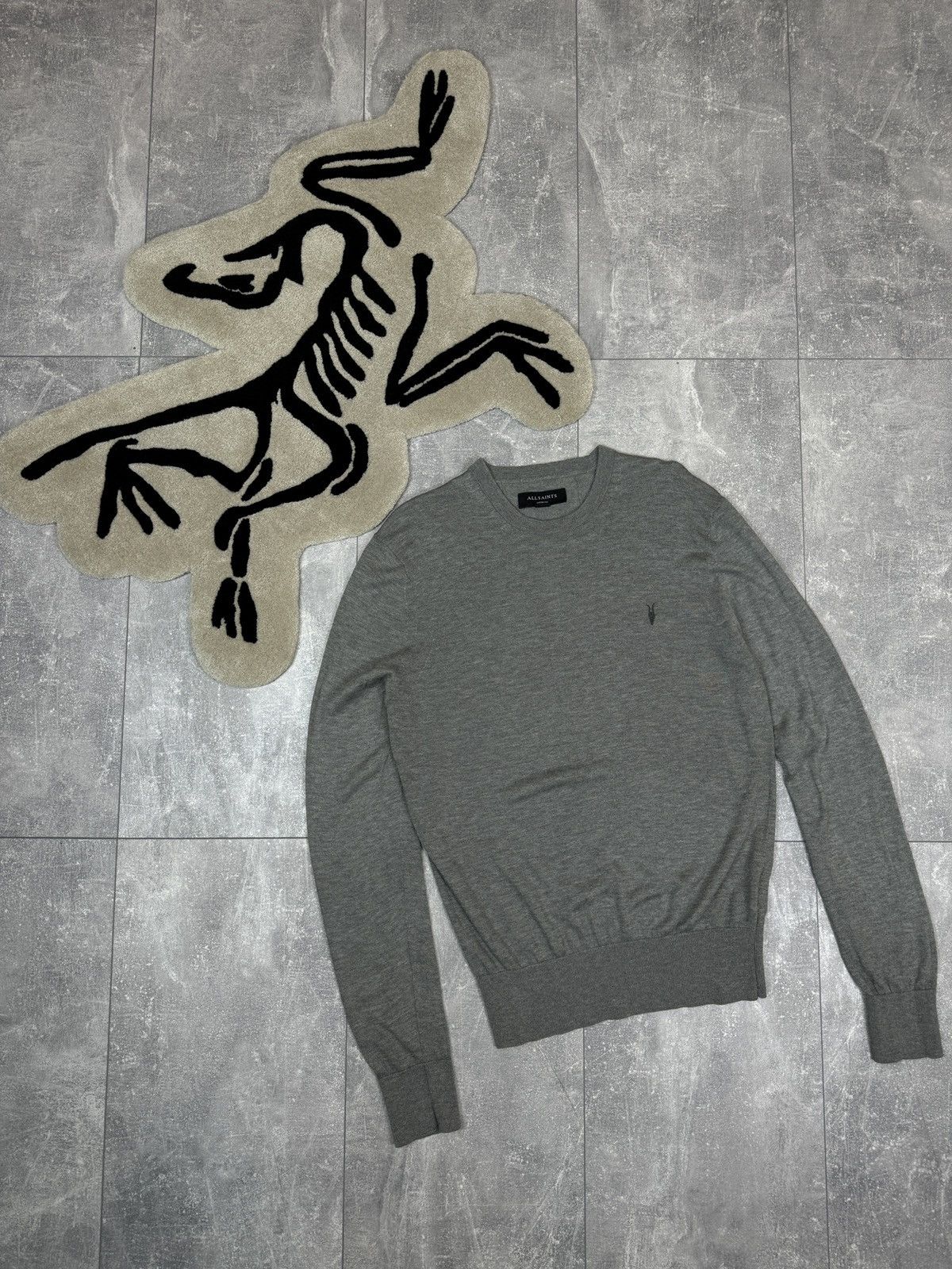 Allsaints Mens AllSaints Nomo Crew sweater wool pullover luxury Size US M / EU 48-50 / 2 - 1 Thumbnail
