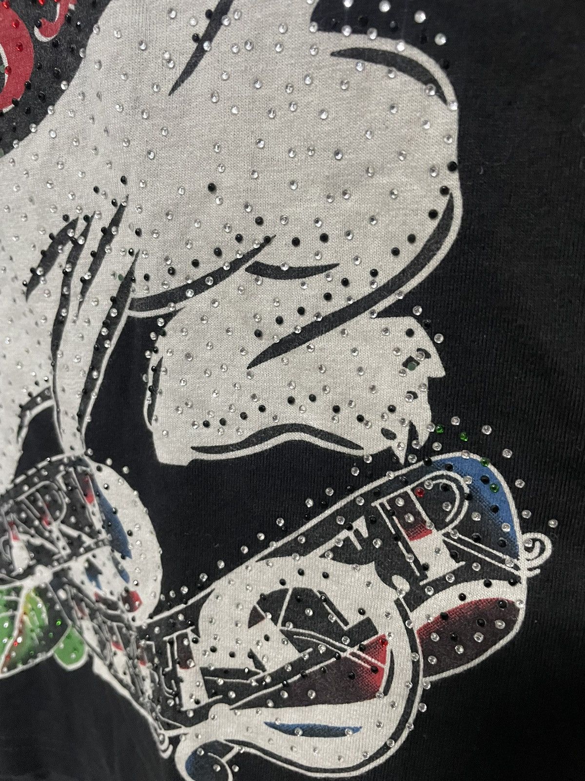 Ed Hardy Vintage Cristian Audigier By Ed Hardy Rhinestones Style Tee Size US L / EU 52-54 / 3 - 7 Thumbnail