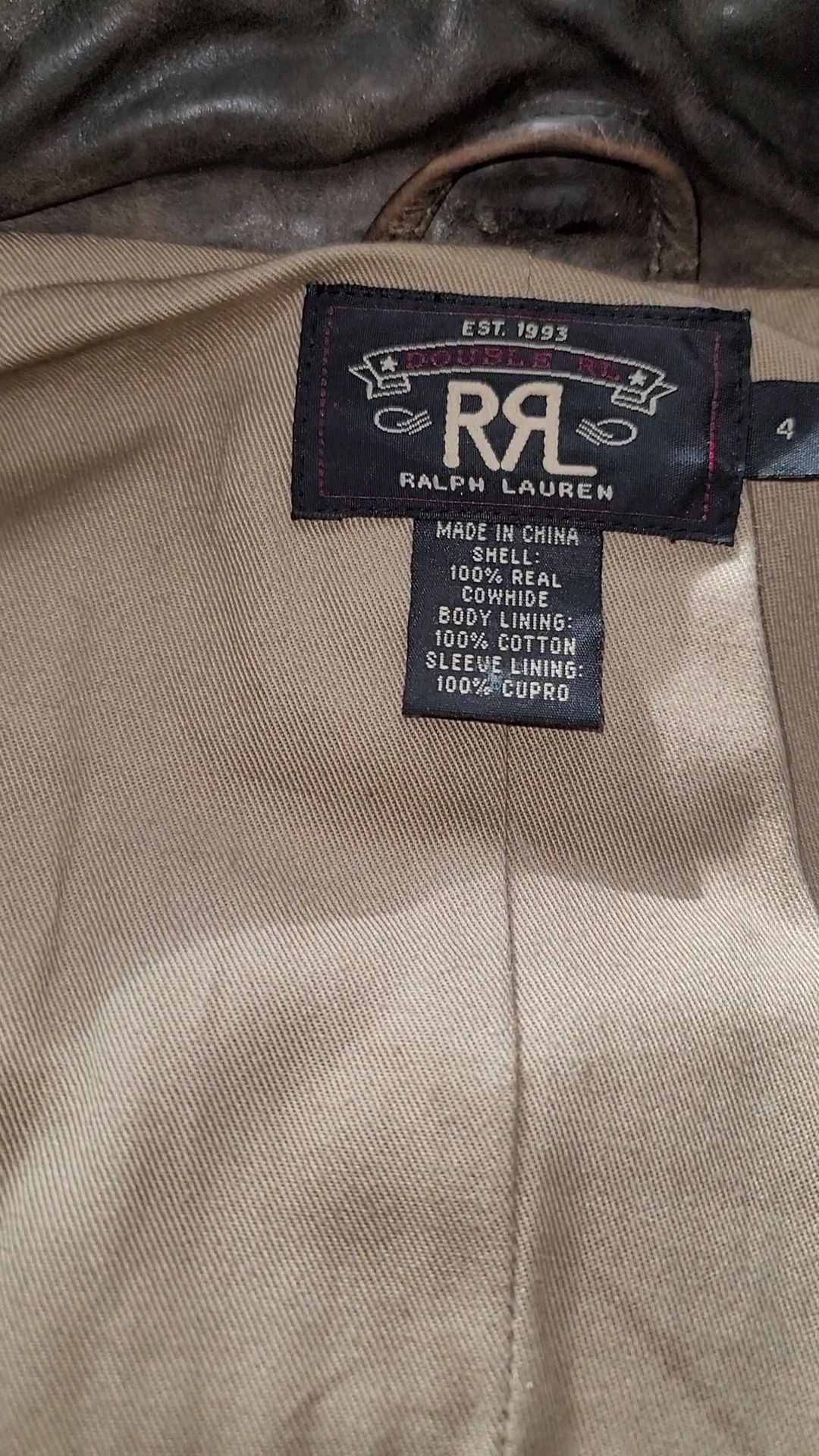 RRL Ralph Lauren RRL Ralph Lauren Leather Moto Jacket Size M / US 6-8 / IT 42-44 - 5 Thumbnail