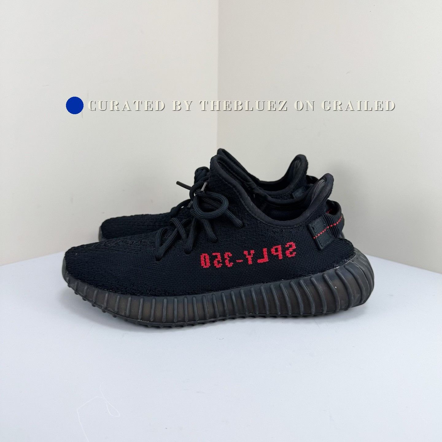 Yeezy Adidas Yeezy 350 V2 Black Red Size US 6 / EU 39 - 1 Thumbnail