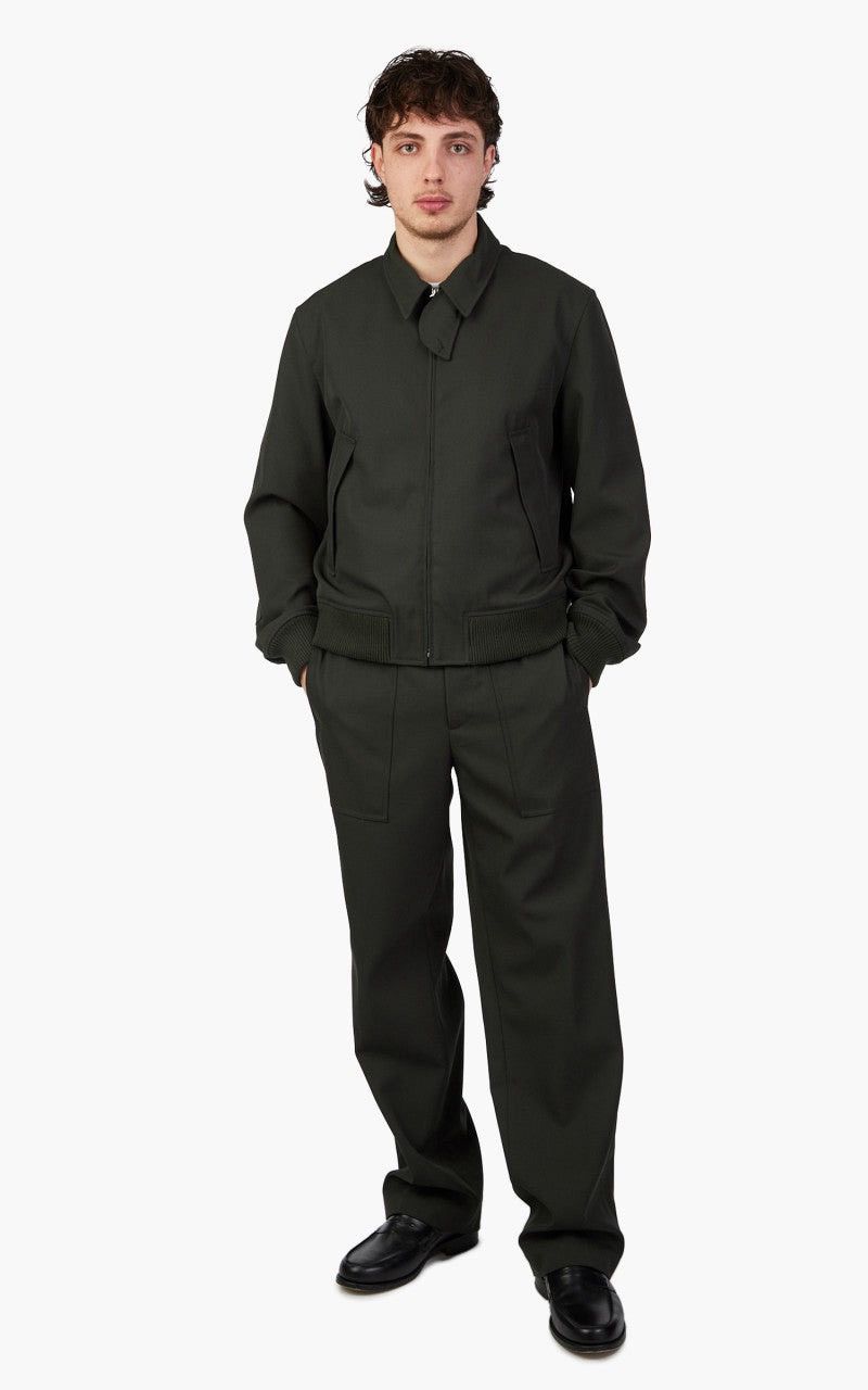 Helmut Lang HELMUT LANG TWILL TROUSERS — BURNT OLIVE / SIZE 34 Size US 34 / EU 50 - 3 Thumbnail