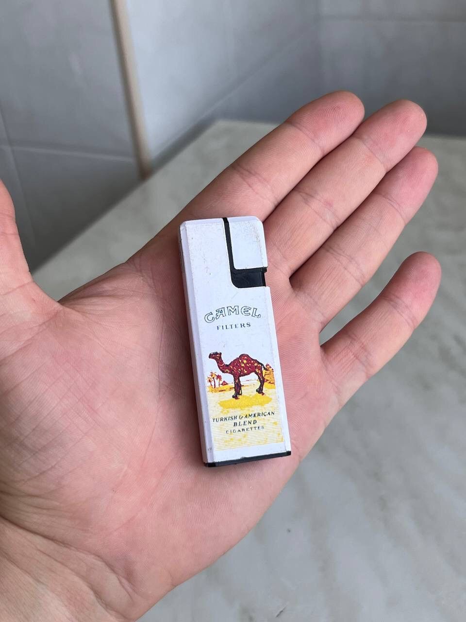 Camel × Marlboro × Vintage Y2K ELEGANCE CAMEL 90s GEOMETRIC METAL PUNK ROCK LIGHTER Size ONE SIZE - 9 Thumbnail