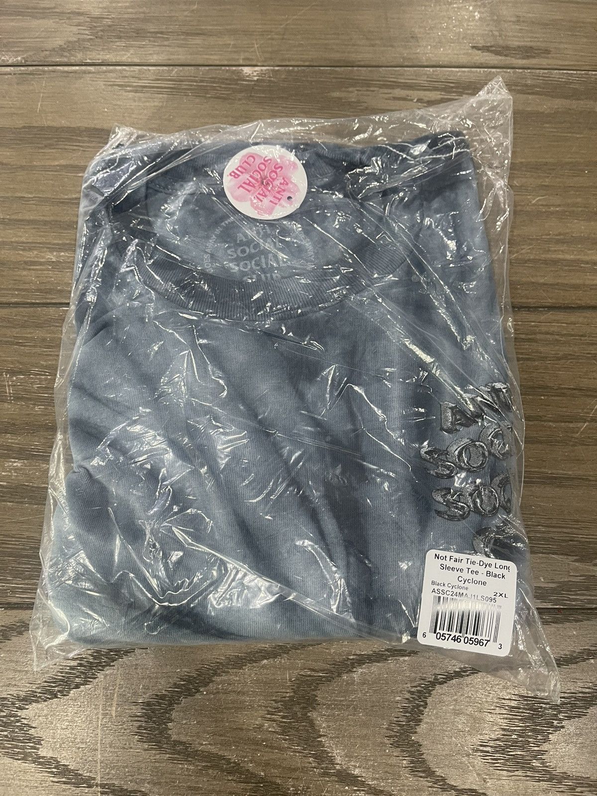 Anti Social Social Club × Designer ‼️ ASSC Anti Social Club Not Fair Tie Dye Long Sleeve XXL ‼️ Size US XXL / EU 58 / 5 - 11 Thumbnail