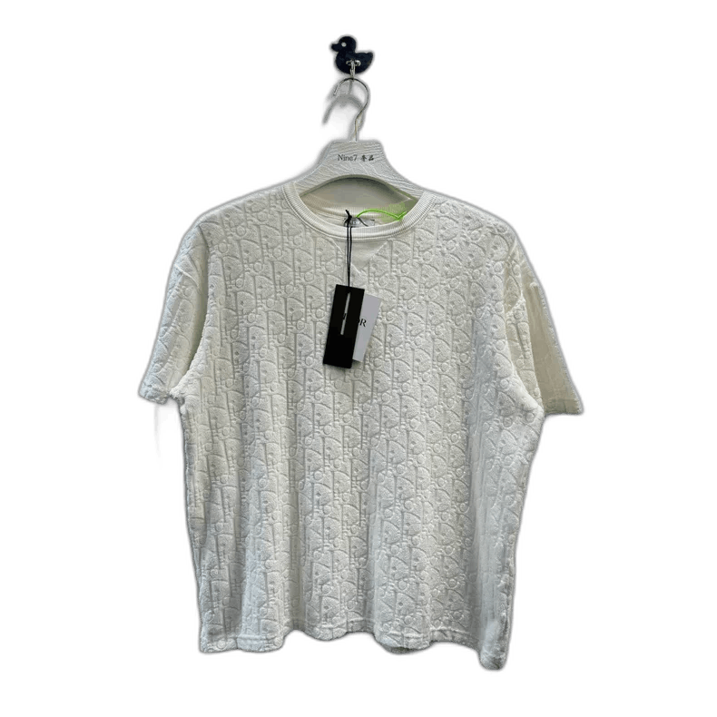 Dior Dior Oblicque Logo Towel Material Short Sleeve-yf Size US S / EU 44-46 / 1 - 1 Thumbnail