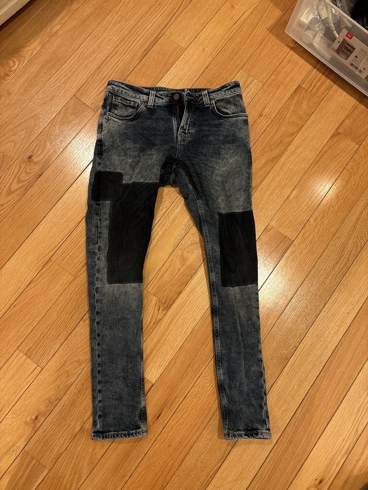 Nudie Jeans Nudie Skinny Lin Patches Denim Size US 30 / EU 46 - 1 Thumbnail