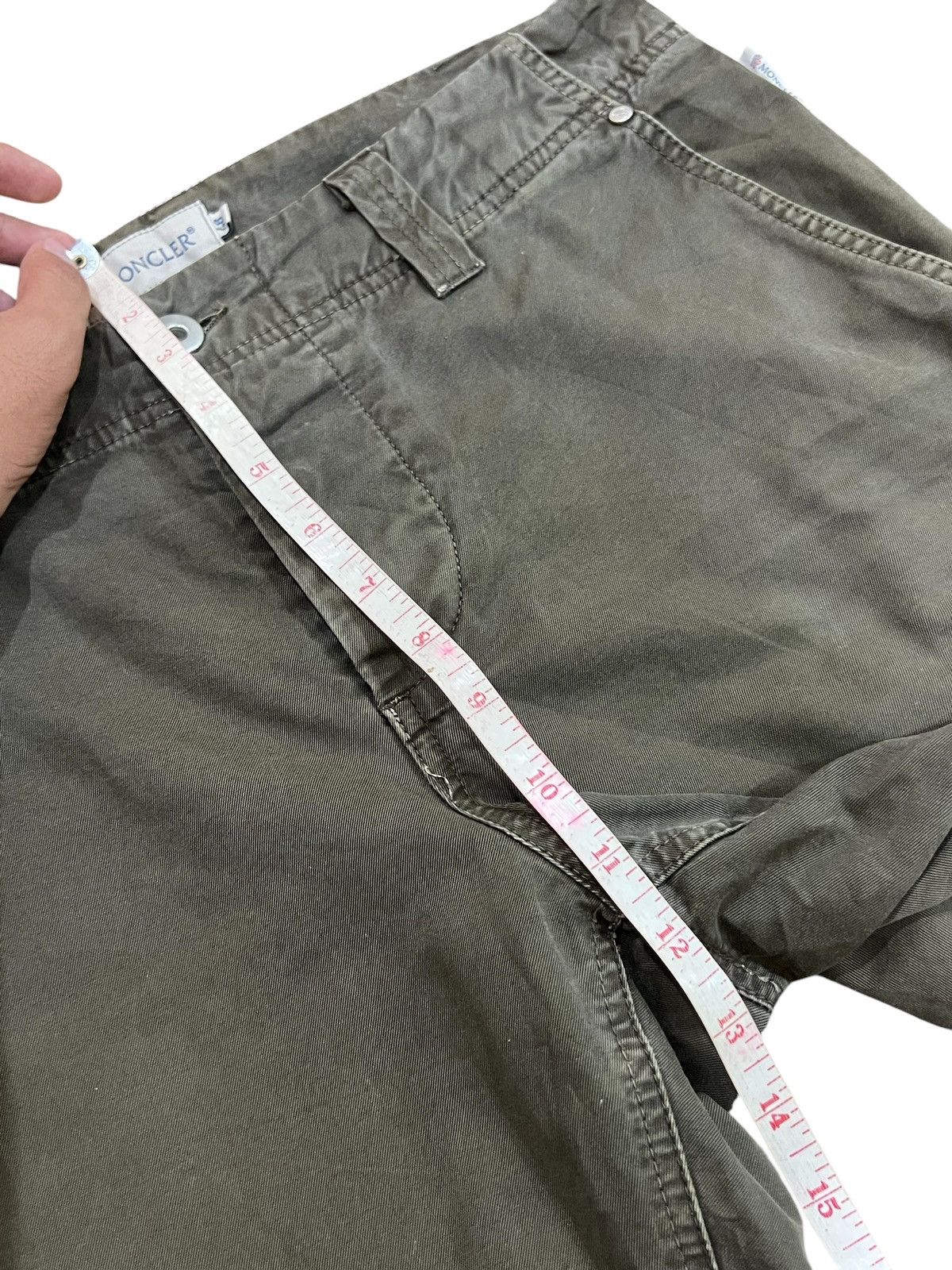 Moncler × Vintage Authentic Moncler Army Green Pants Size US 34 / EU 50 - 8 Thumbnail