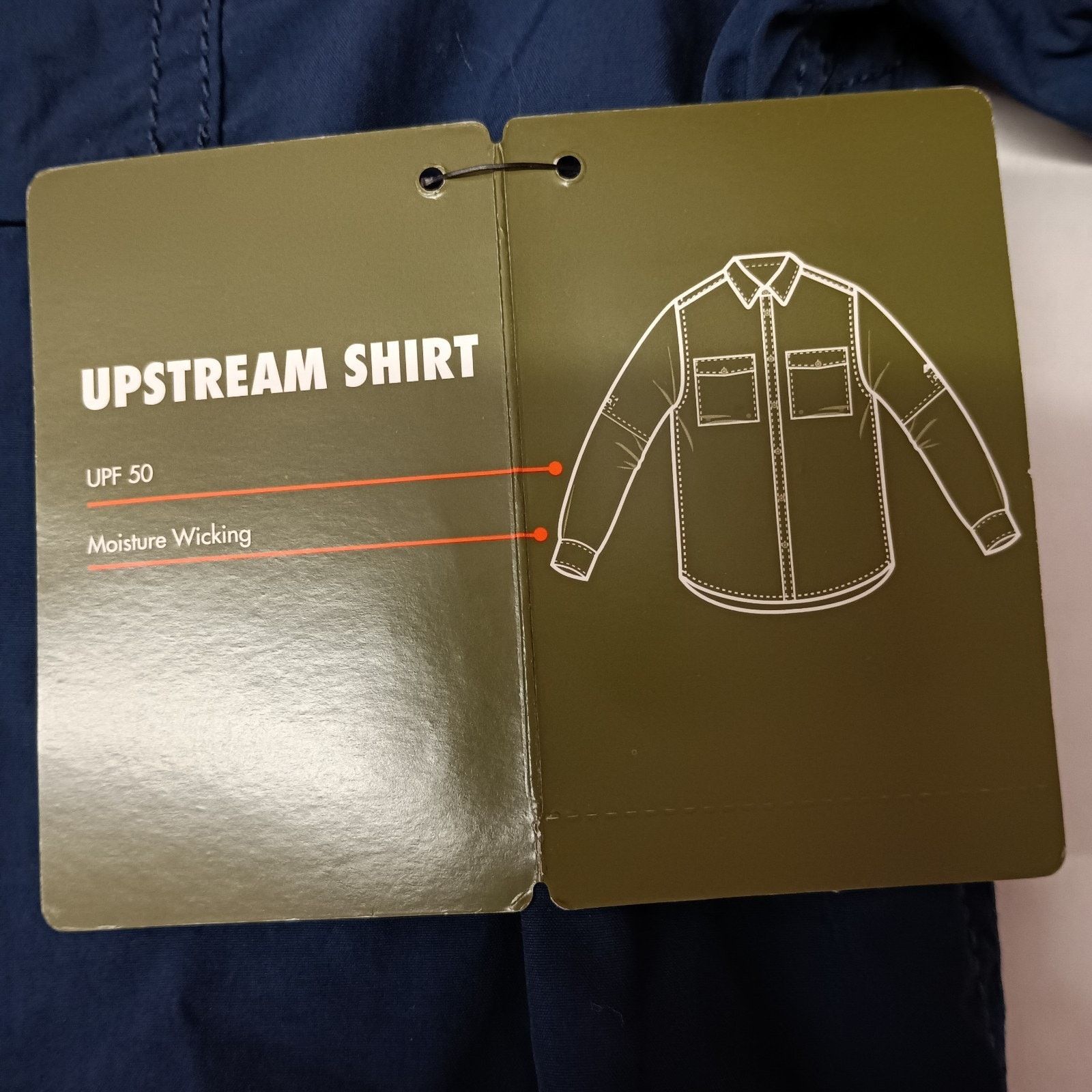 Other Ozark Trail Upstream Shirt Mens L Blue Vented Fishing UPF 50 Size US L / EU 52-54 / 3 - 3 Thumbnail