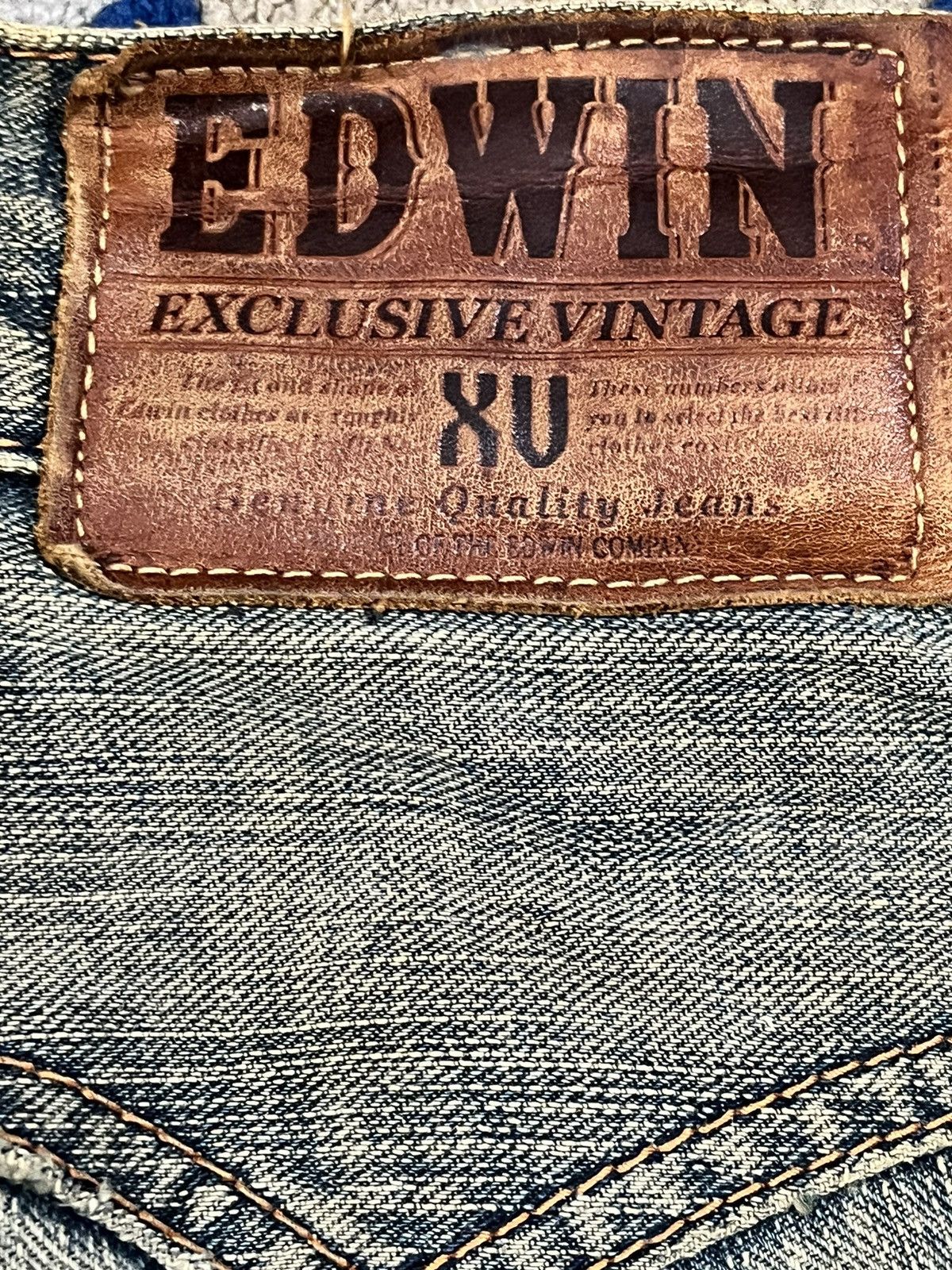 Edition Japan Vintage Edwin XV MudWash Rusty Denim Size US 31 - 12 Thumbnail