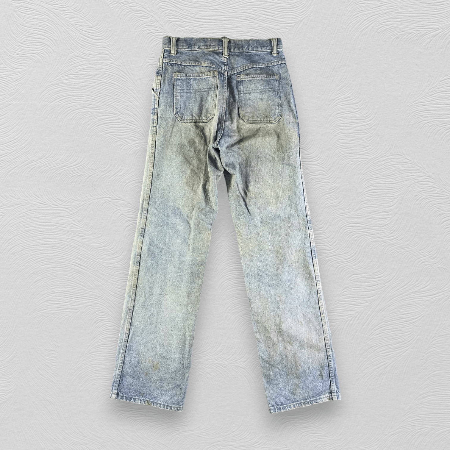 Japanese Brand Vintage 80s Japaanese Jeans Faded Blue Denim KJ2999 Size US 28 / EU 44 - 2 Thumbnail