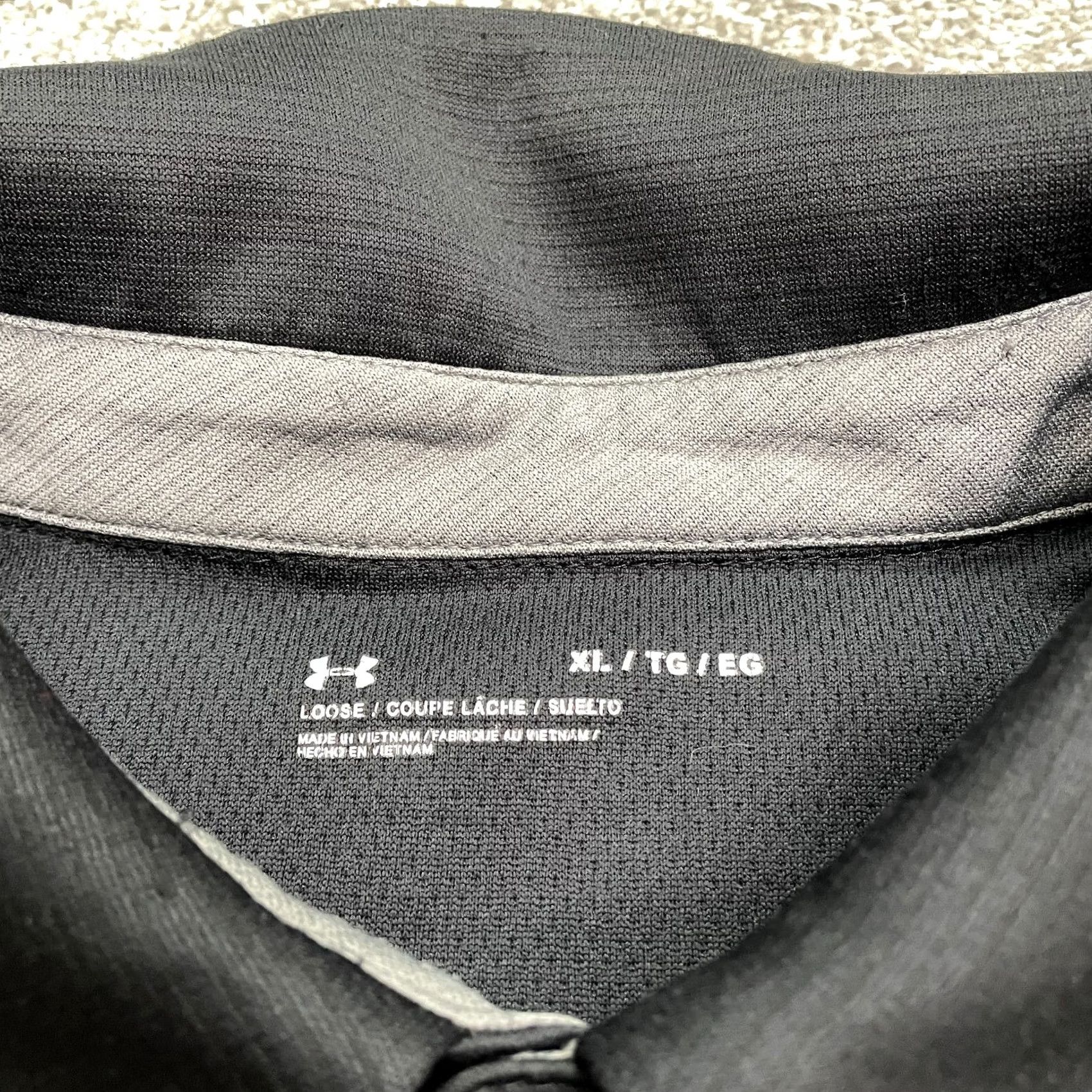 Under Armour Under Armour Polo Shirt Mens XL Black Stretch Thick Active Polo Tennis Shirt Size US XL / EU 56 / 4 - 7 Thumbnail