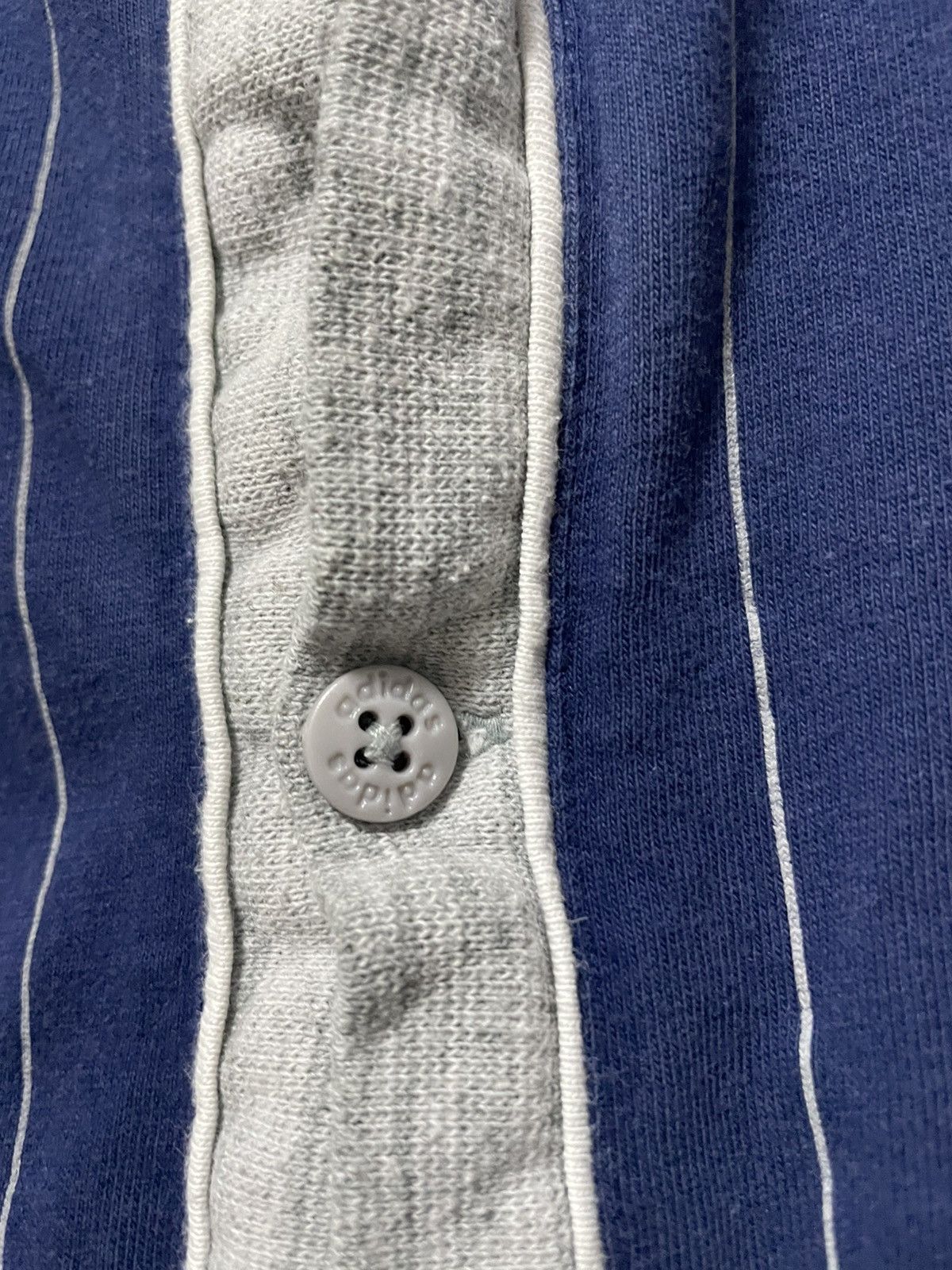 Adidas × MLB × New York Yankees Vintage 90s Adidas New York Yankees Baseball Button Jersey Size US L / EU 52-54 / 3 - 9 Thumbnail
