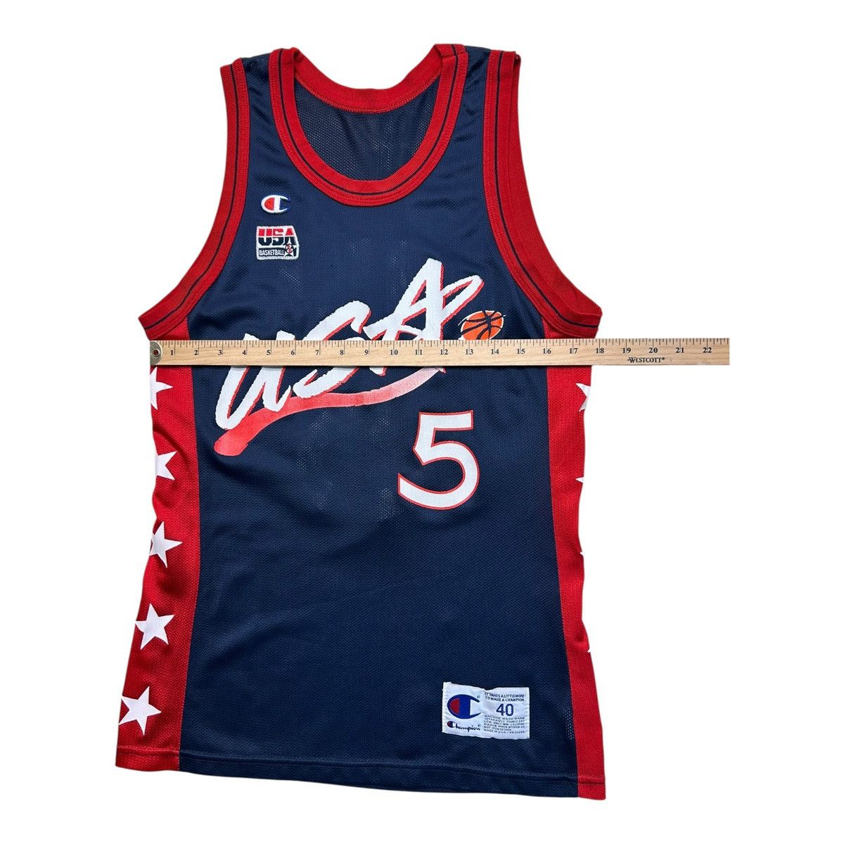 Champion Grant Hill #5 Team USA Jersey Size US M / EU 48-50 / 2 - 3 Thumbnail