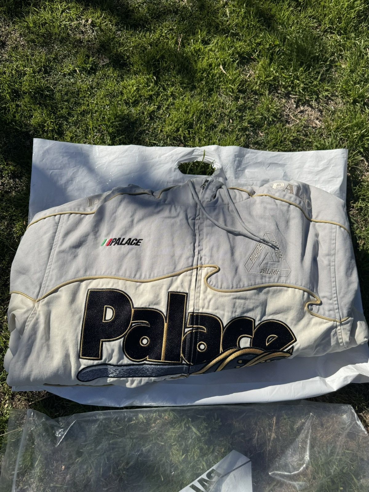 Palace Palace Pasta Jacket Gray (Size Large) Size US L / EU 52-54 / 3 - 3 Thumbnail