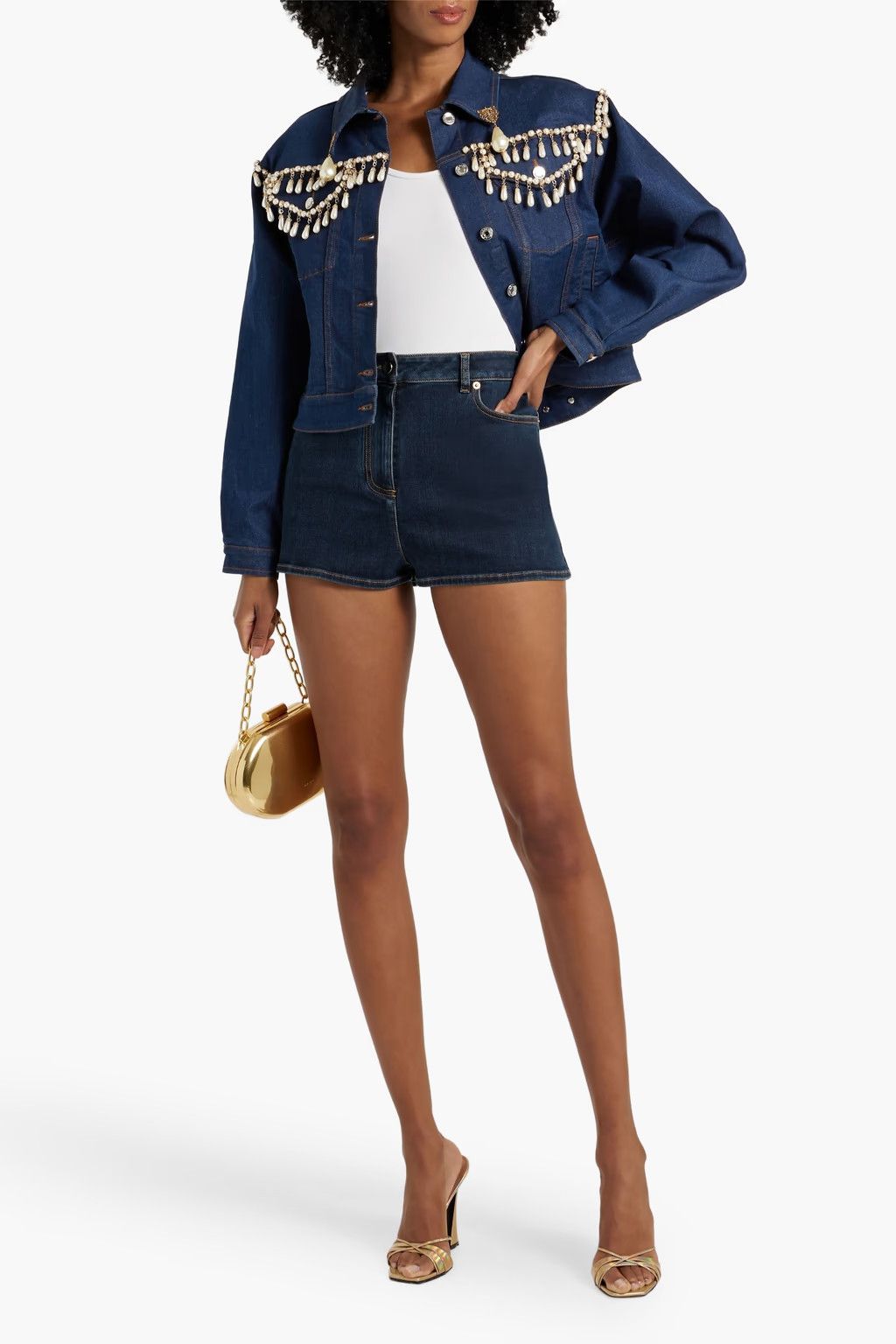 Dolce & Gabbana o1y0825 Denim Jacket in Blue Size S / US 4 / IT 40 - 2 Thumbnail