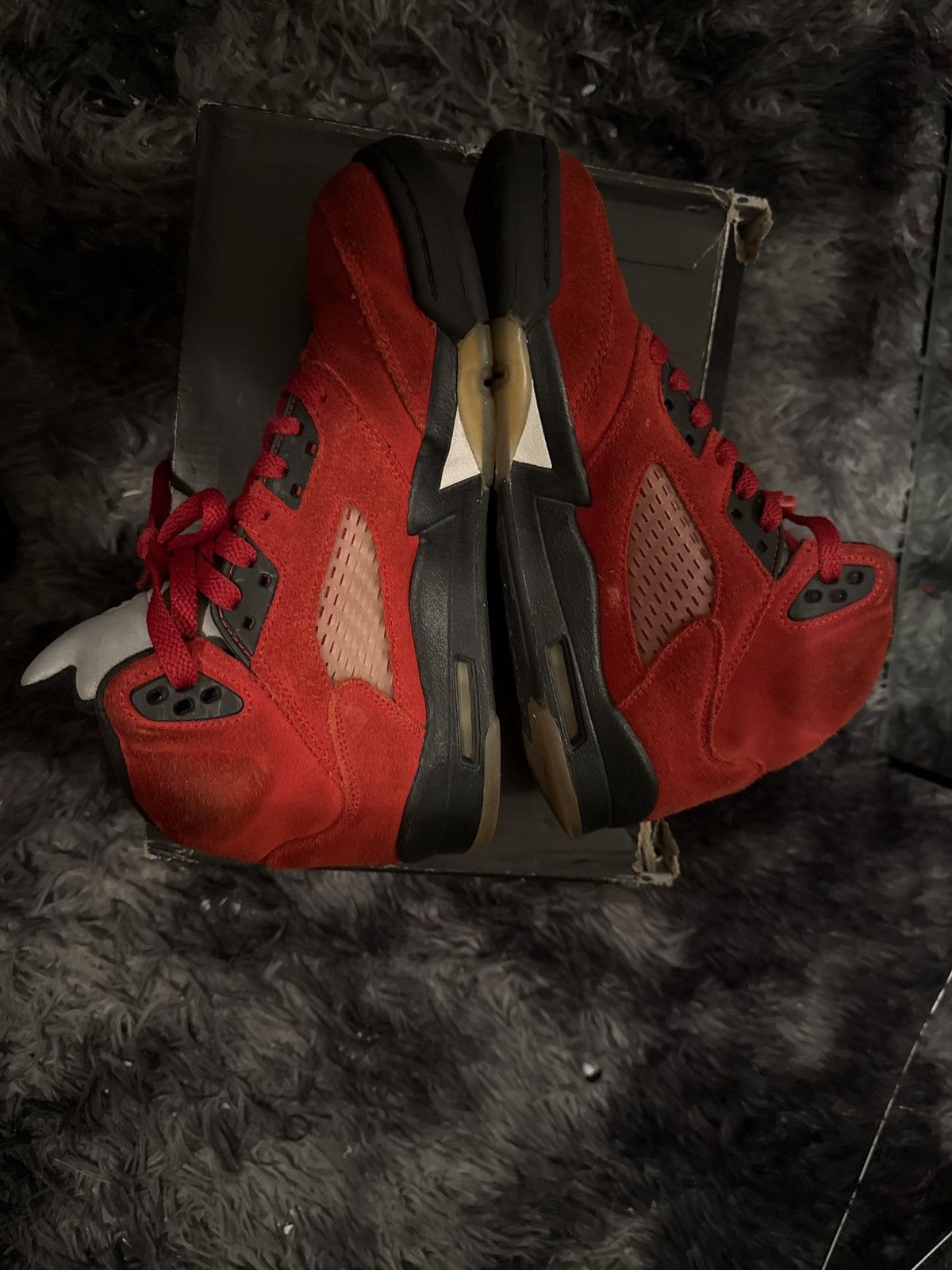 Jordan Brand Air jordan 5 retro GS Varsity Red Size US 6.5 / EU 39-40 - 3 Thumbnail