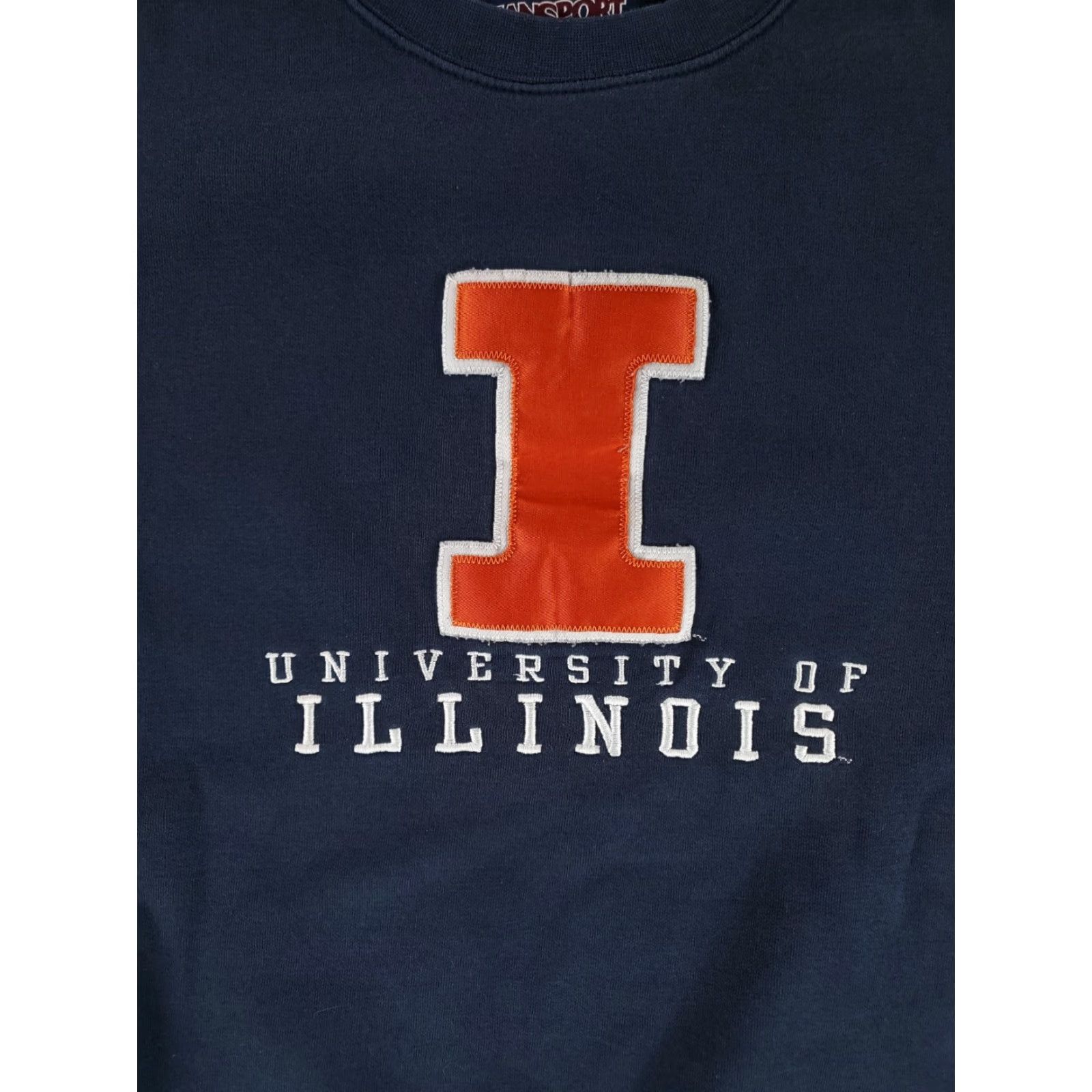 Jansport VINTAGE University Illinois 90s JanSport Crew Neck Sweatshirt Blue Mens XL Size US XL / EU 56 / 4 - 2 Thumbnail