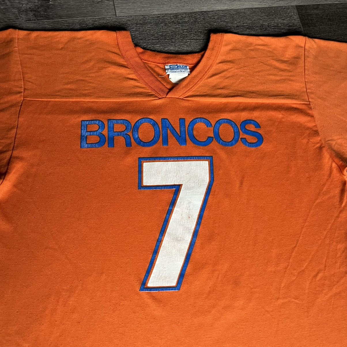 Salem Sportswear Vintage 1980s NFL Salem Sportswear John Elway Broncos Jersey Size US L / EU 52-54 / 3 - 3 Thumbnail