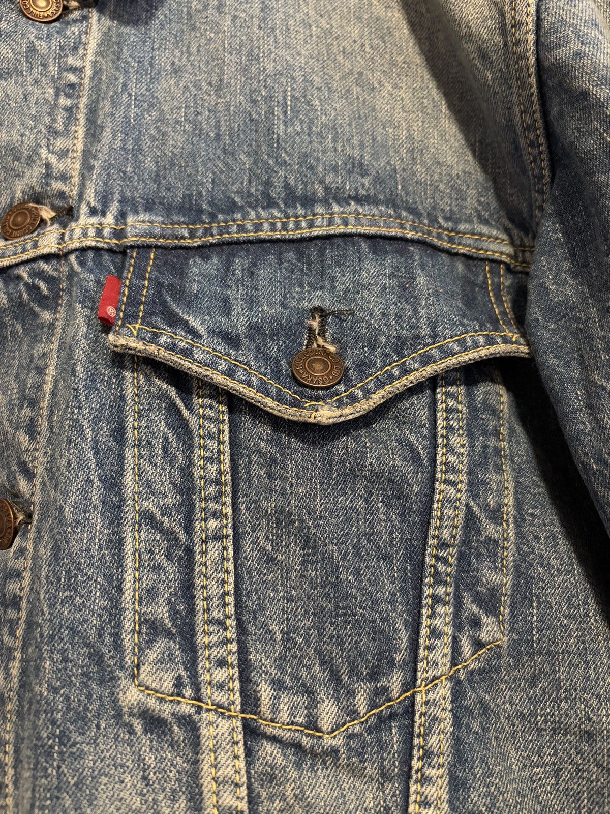 Full Count & Co. FullCount Dartford Type 3 Jacket - Hand Distressed sz 42 Size US L / EU 52-54 / 3 - 2 Thumbnail