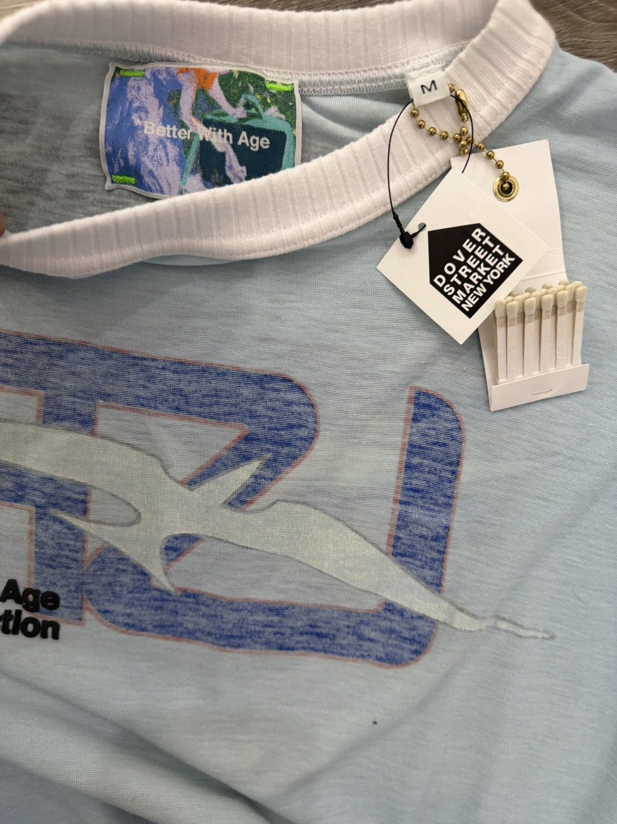 Better With Age Better With Age Vintage Tee Light Blue Size US M / EU 48-50 / 2 - 5 Thumbnail