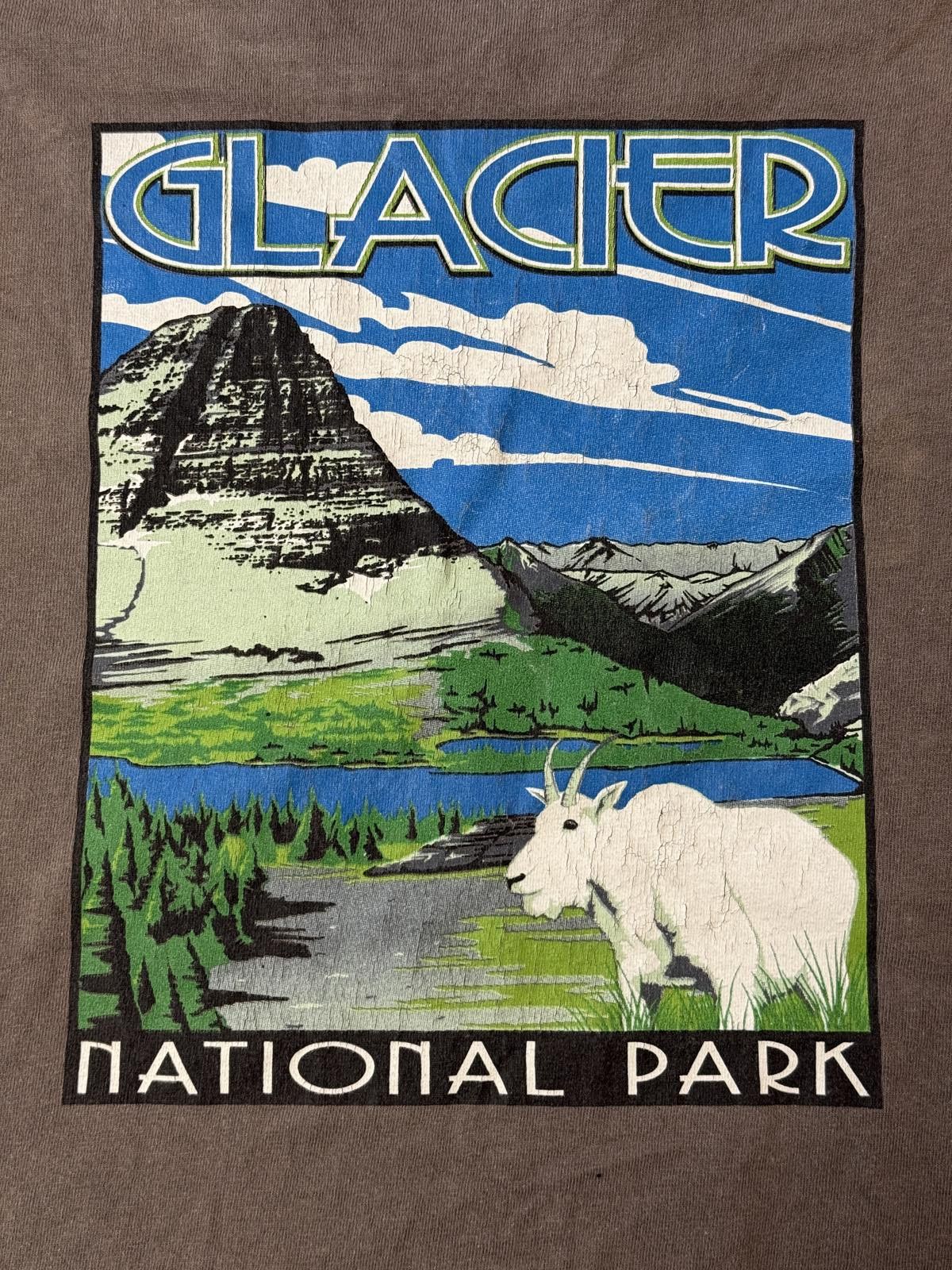 Designer Glacier National Park T-shirt Montana Mount Cleveland XL Size US XL / EU 56 / 4 - 5 Thumbnail