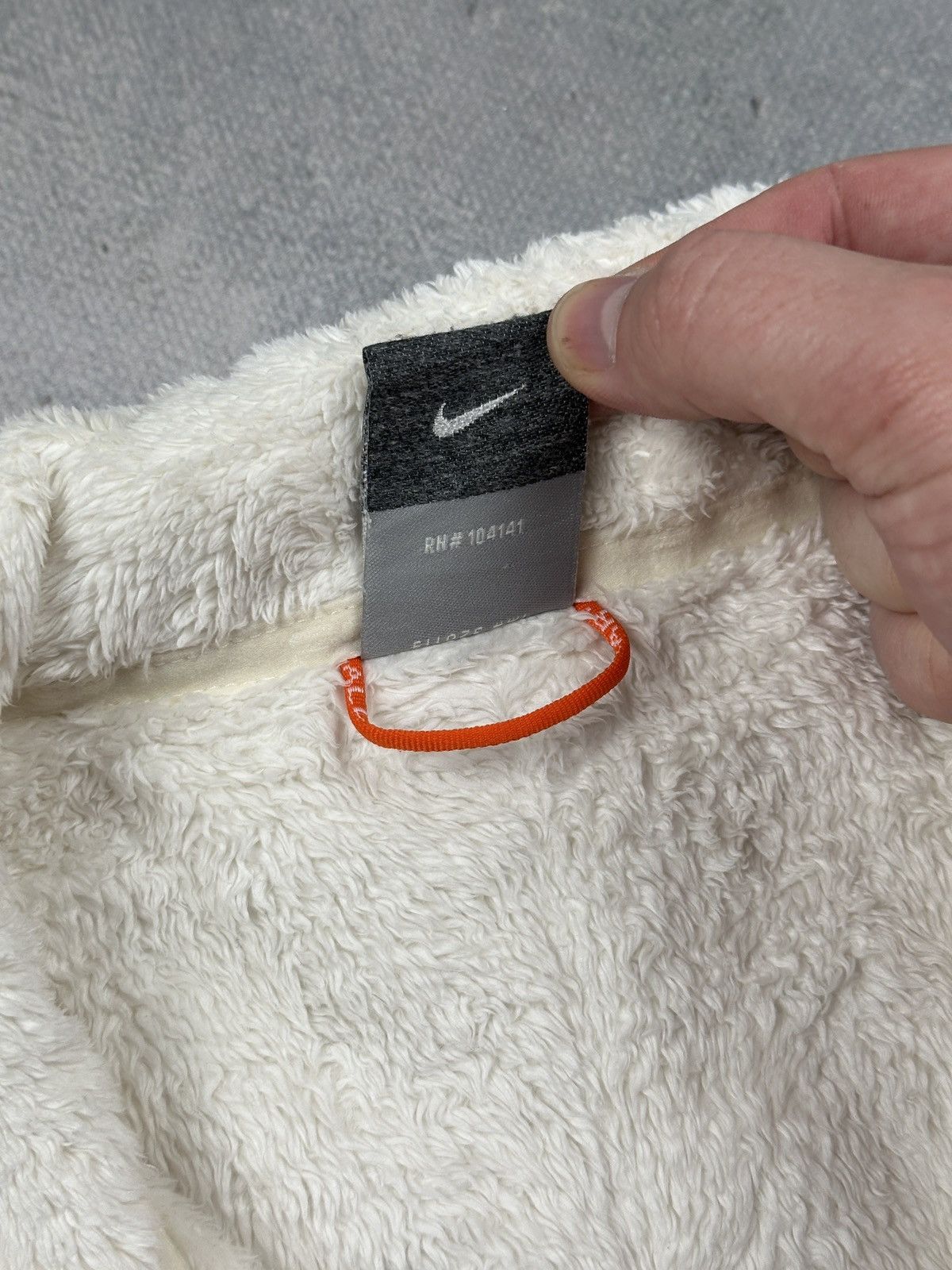 Nike ACG Nike ACG Vintage Sherpa Teddy Fleece Jacket White Full Zip Size L / US 10 / IT 46 - 12 Thumbnail