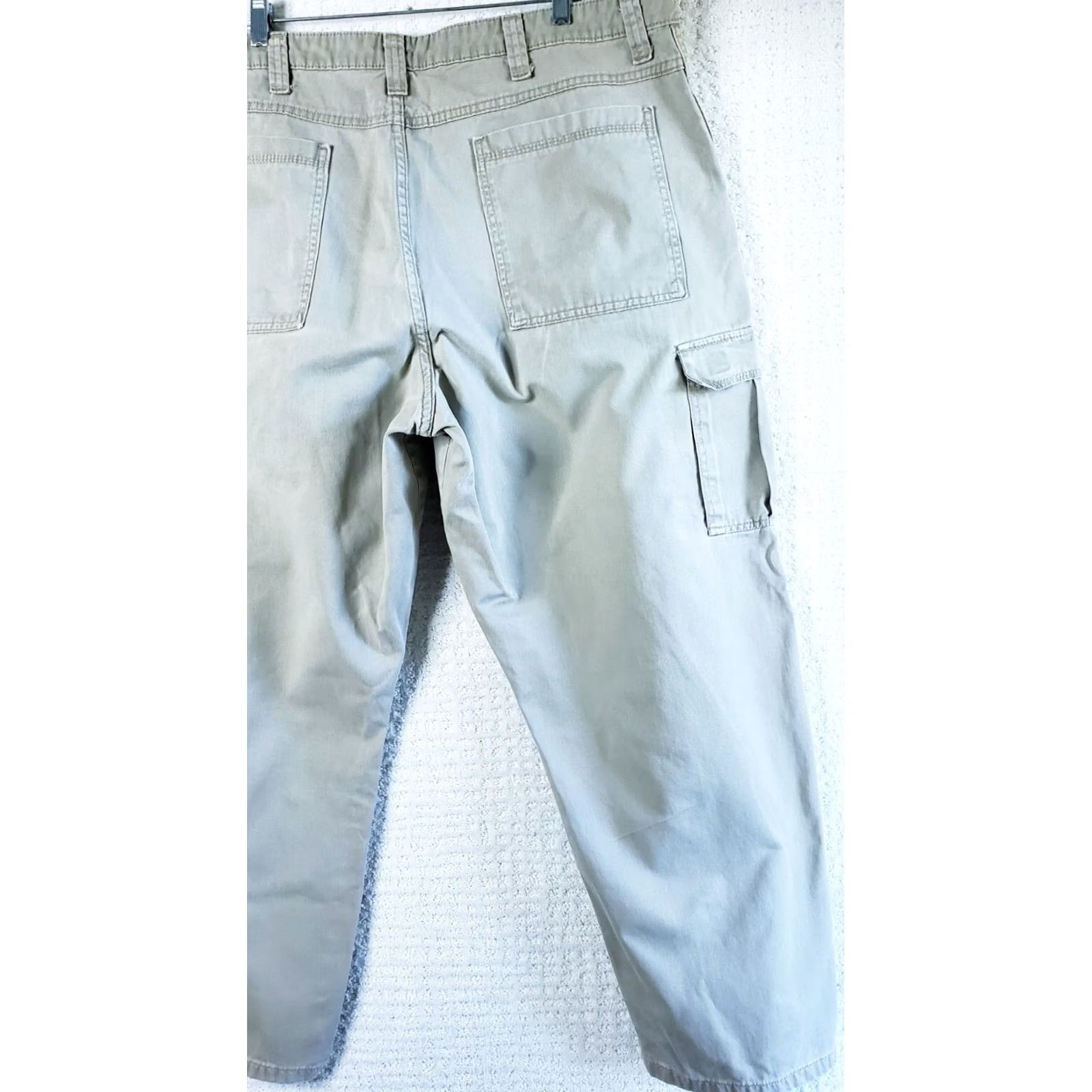 Wrangler Wrangler Cargo Pants Men 42x30 Straight Leg Khaki Regular Size US 42 / EU 58 - 6 Thumbnail