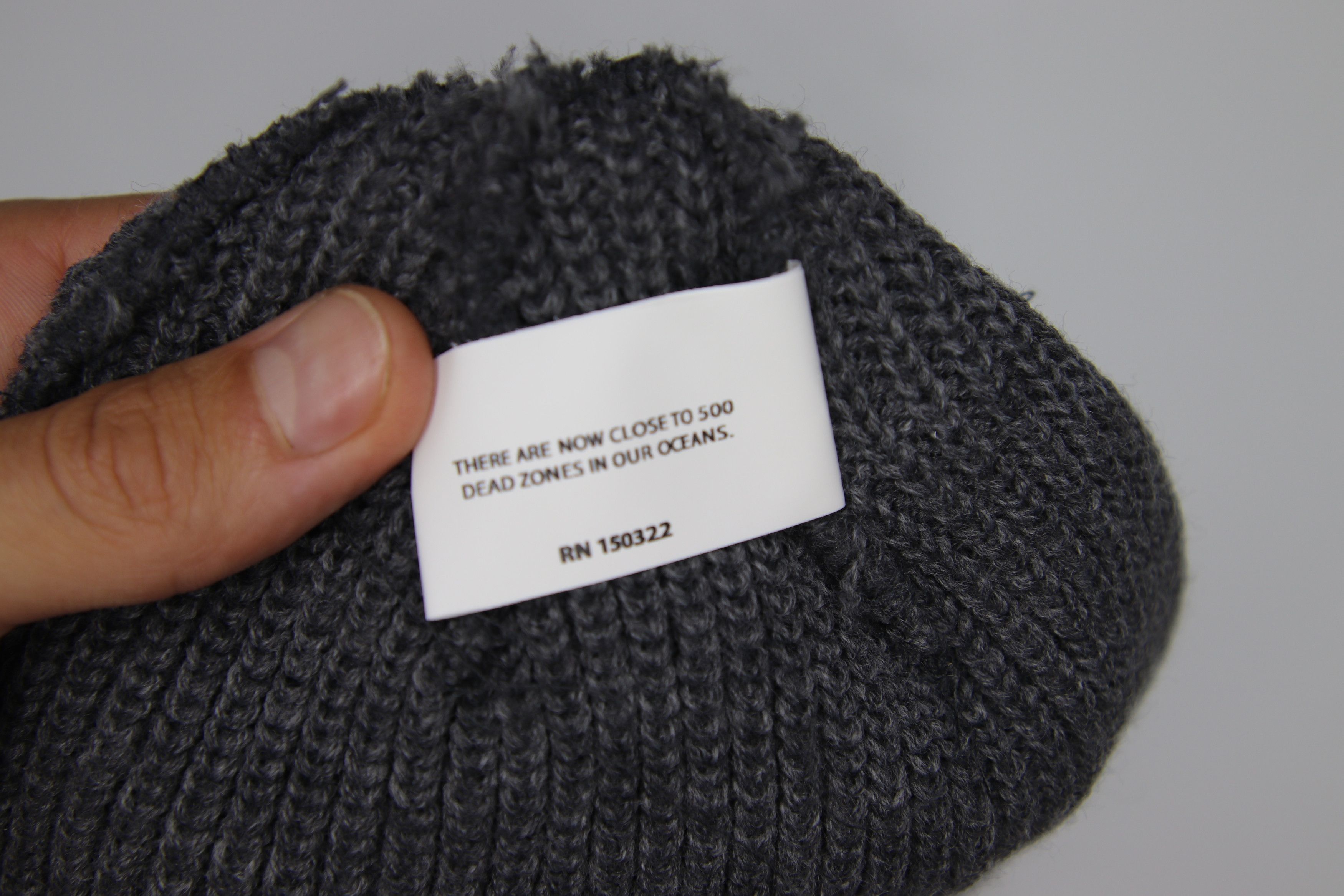 Noah Noah Winged Foot Logo Beanie Grey Size ONE SIZE - 4 Thumbnail
