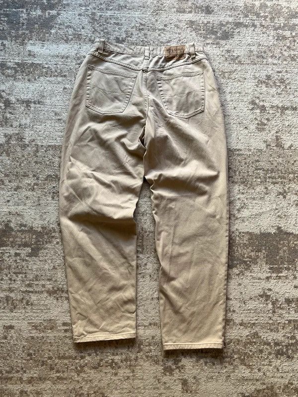 Other The World Sz W 36 L 32 Denim Jeans Beige Baggy Vintage 90s Size US 36 / EU 52 - 2 Thumbnail
