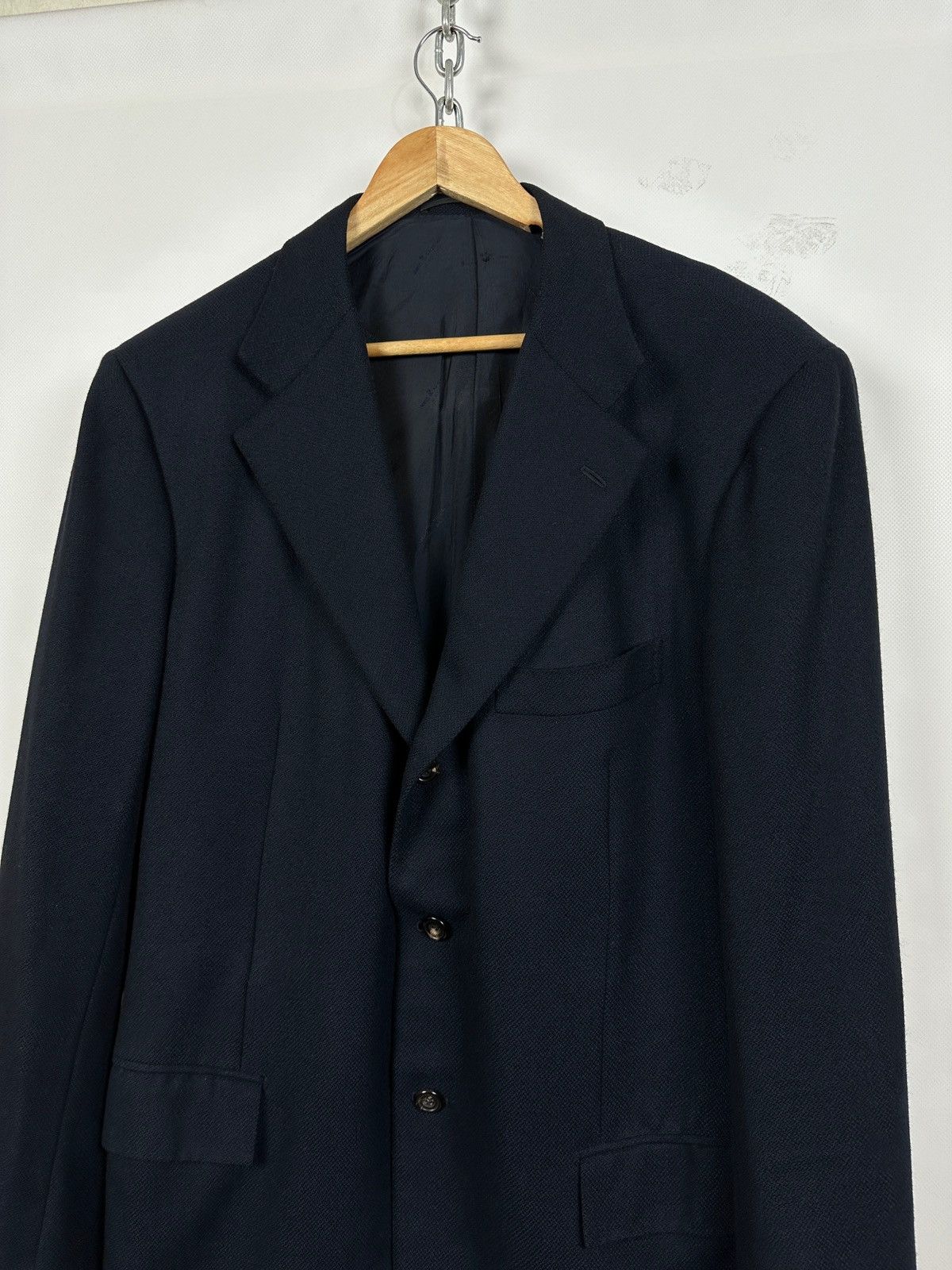 Kiton Vintage Kiton 3 Button Cashmere Blazer Jacket Size 54R - 10 Thumbnail