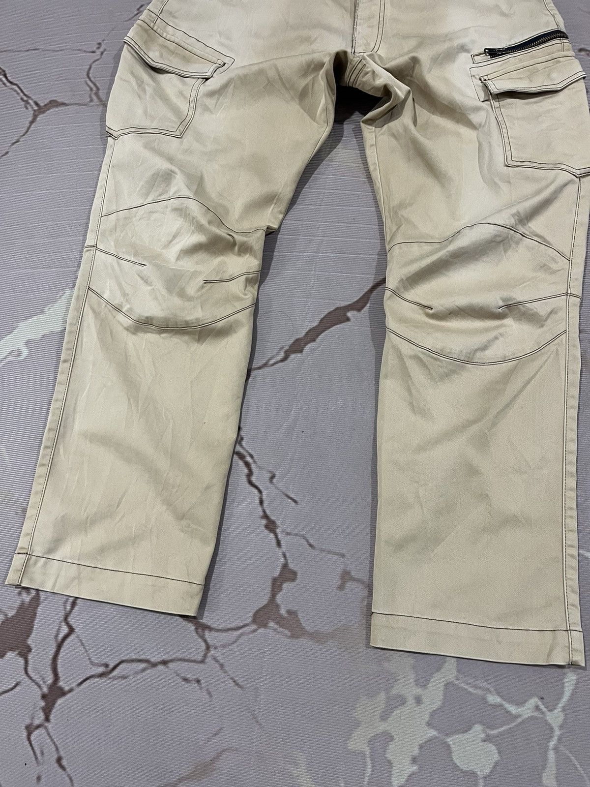 Japanese Brand Jawin Stretch Slim Cargo Work Pants Size US 34 / EU 50 - 3 Thumbnail